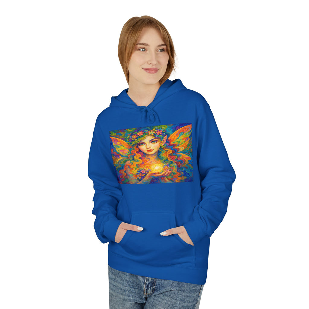 Psychedelic Butterfly fairy cotton Hoodie - Vibrant Tie-Dye Art Pullover