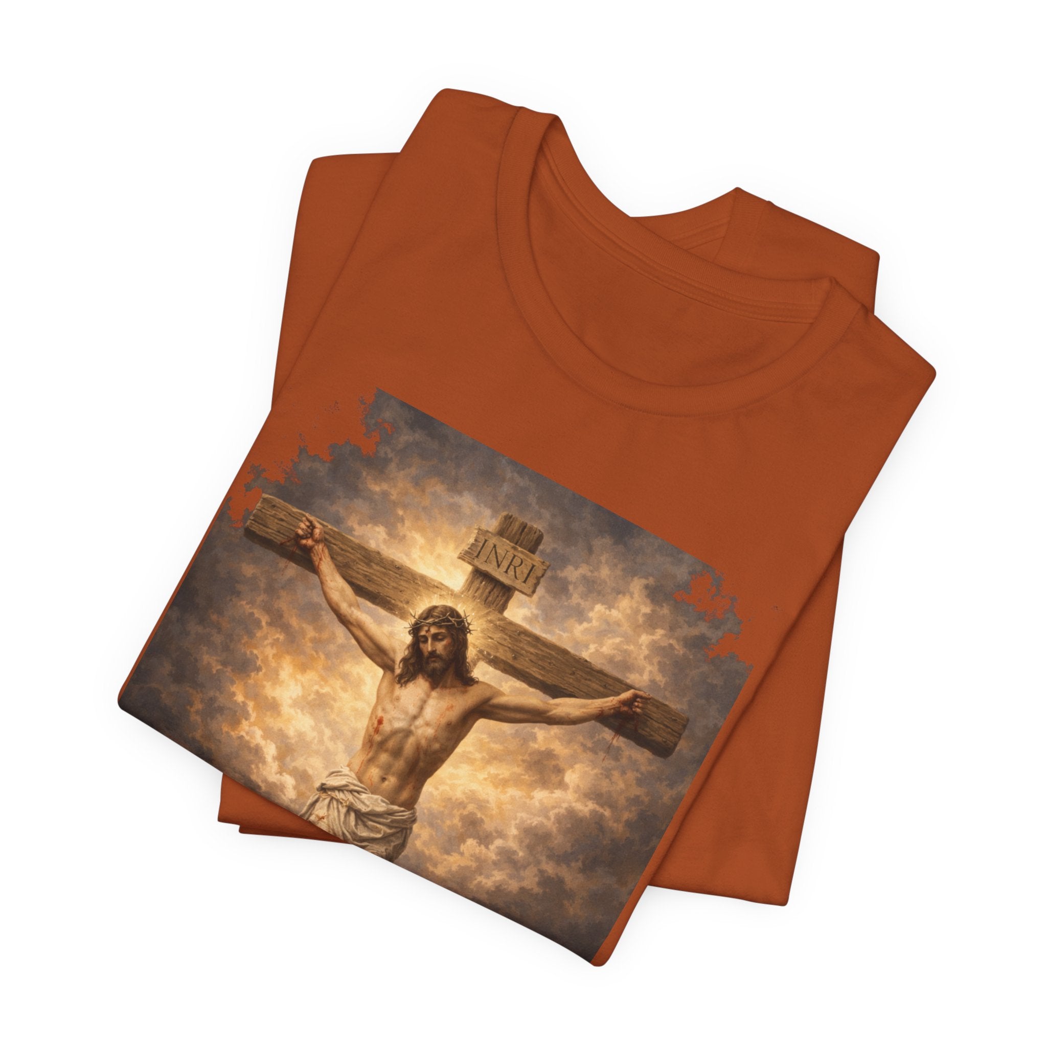Crucifixion Jesus T‑Shirt — Religious Christian Graphic Tee for Easter & Faith