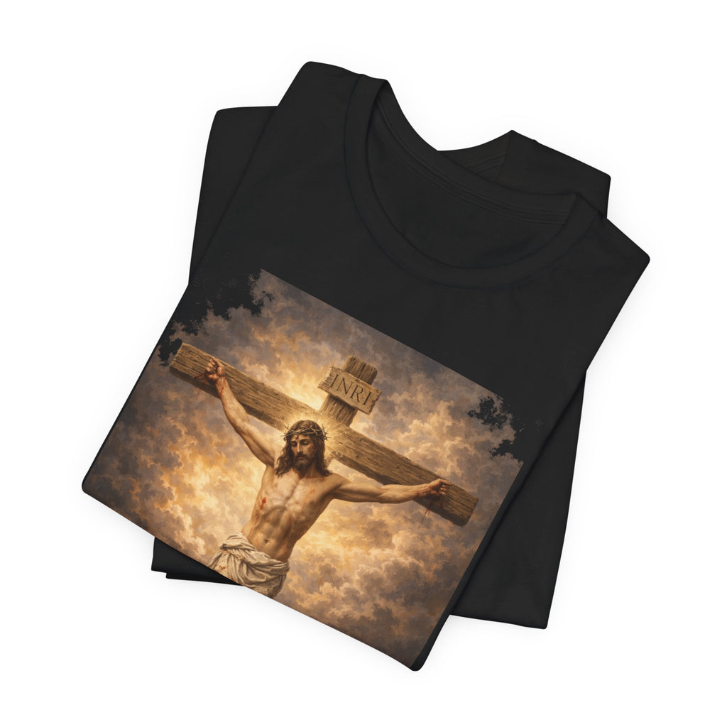 Crucifixion Jesus T‑Shirt — Religious Christian Graphic Tee for Easter & Faith