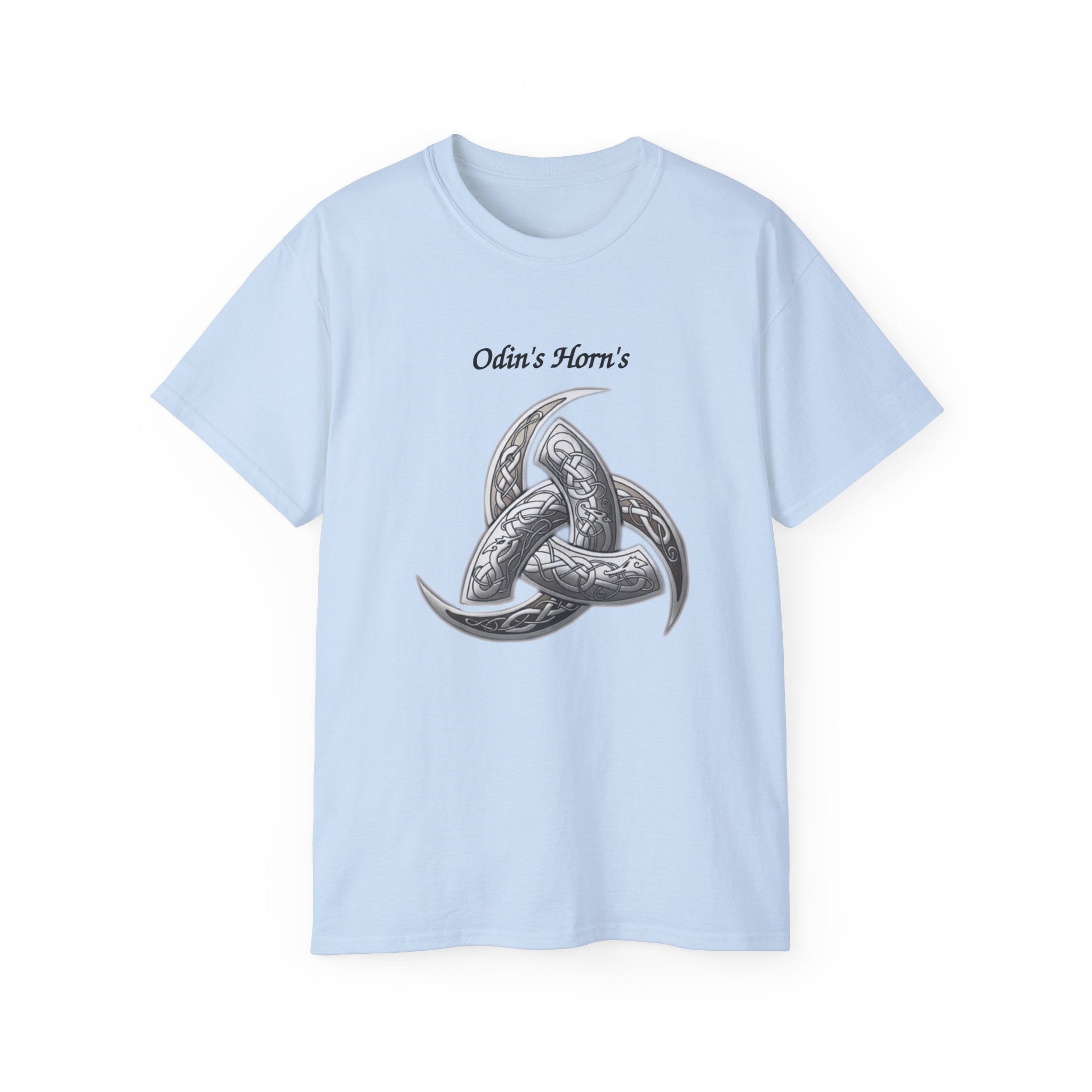 Odin's Horns Viking Knot Cotton T-Shirt