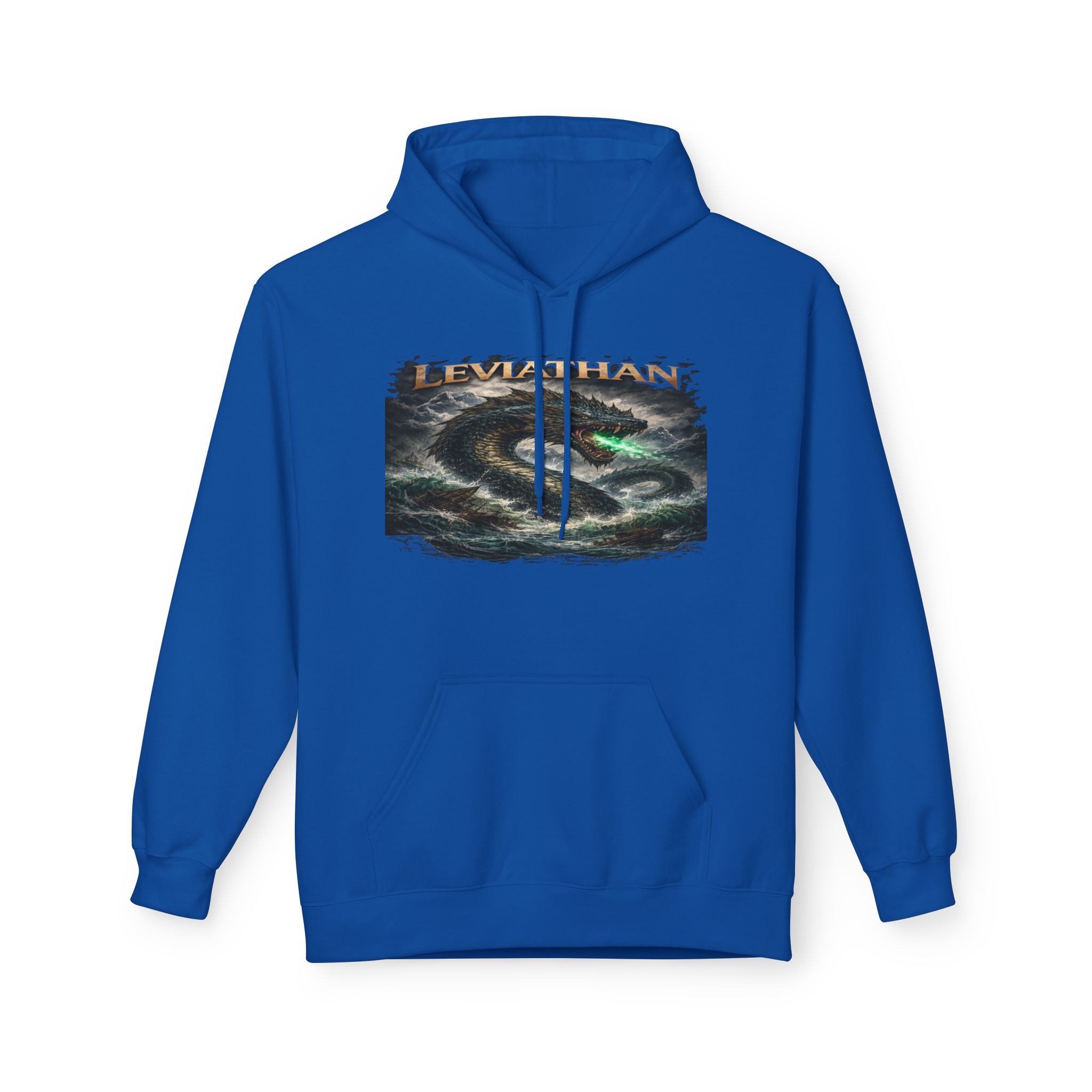 Leviarhan Hoodie — Coastal Wave Graphic Pullover