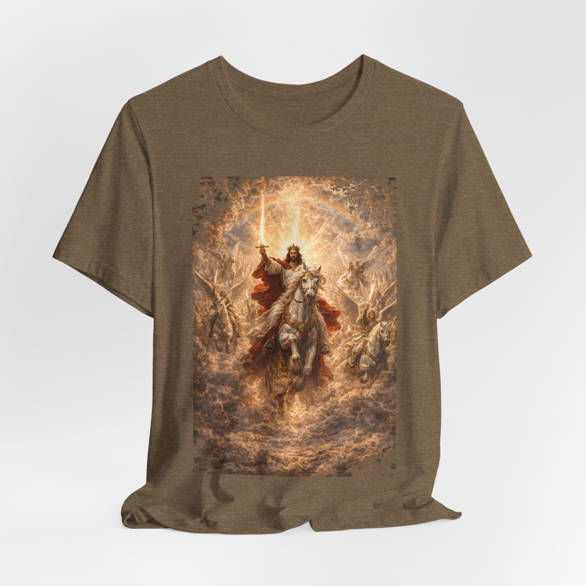 Revelation 19:11-21 Christian Jesus on White Horse T‑Shirt — Resurrection / Second Coming Graphic Tee Revelation