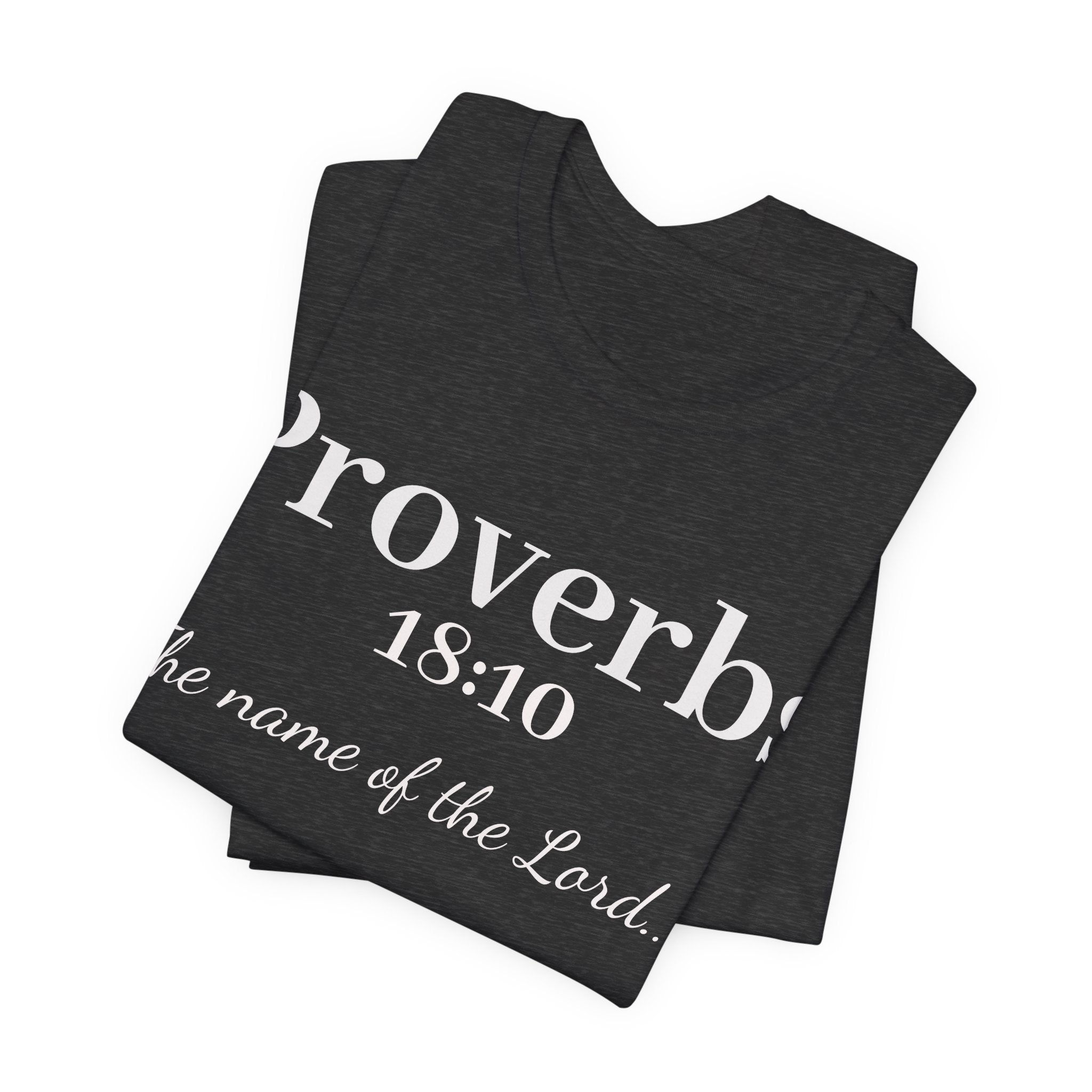 Proverbs 18:10 "The Name of the Lord" T-Shirt