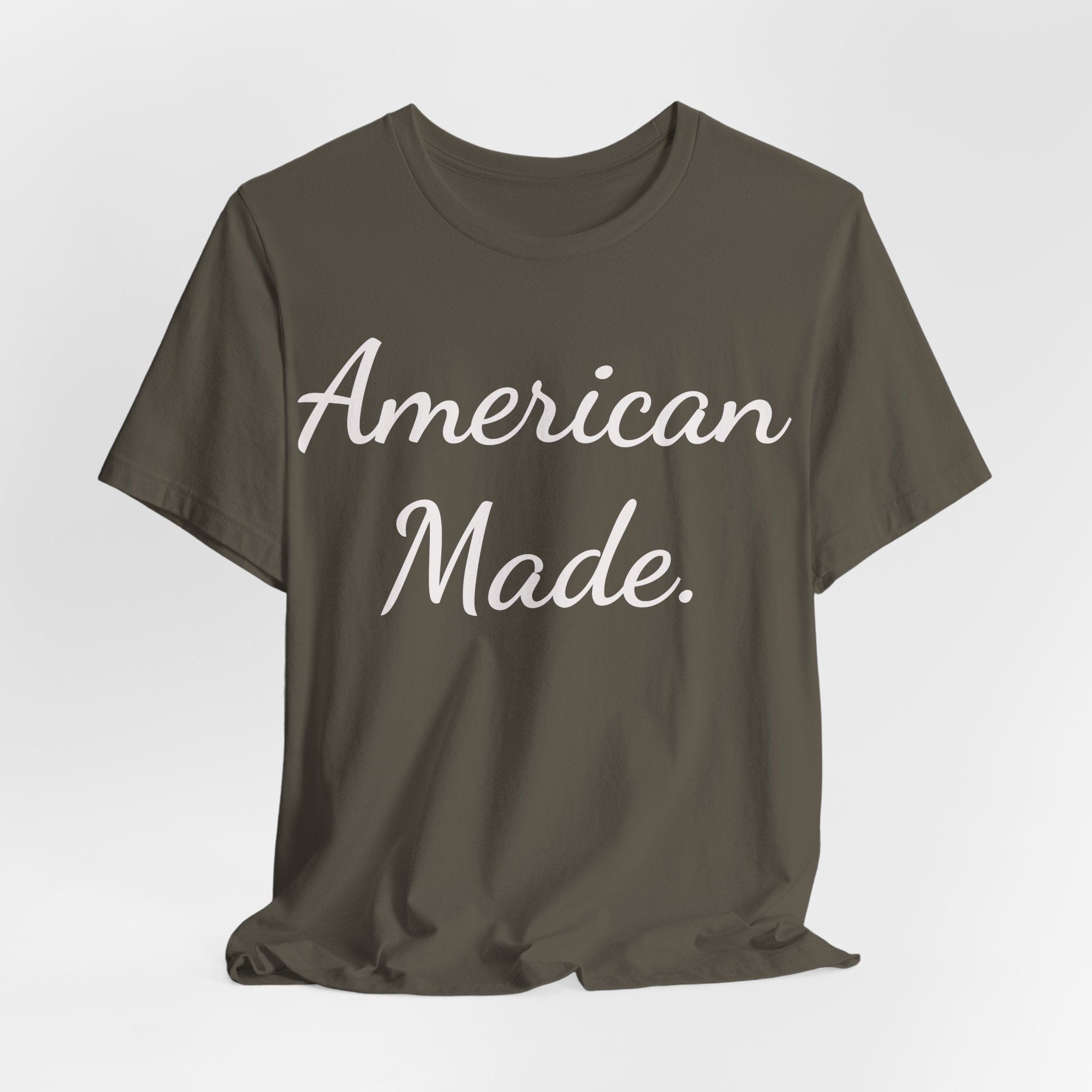 American Made T-Shirt — Patriotic Script Tee