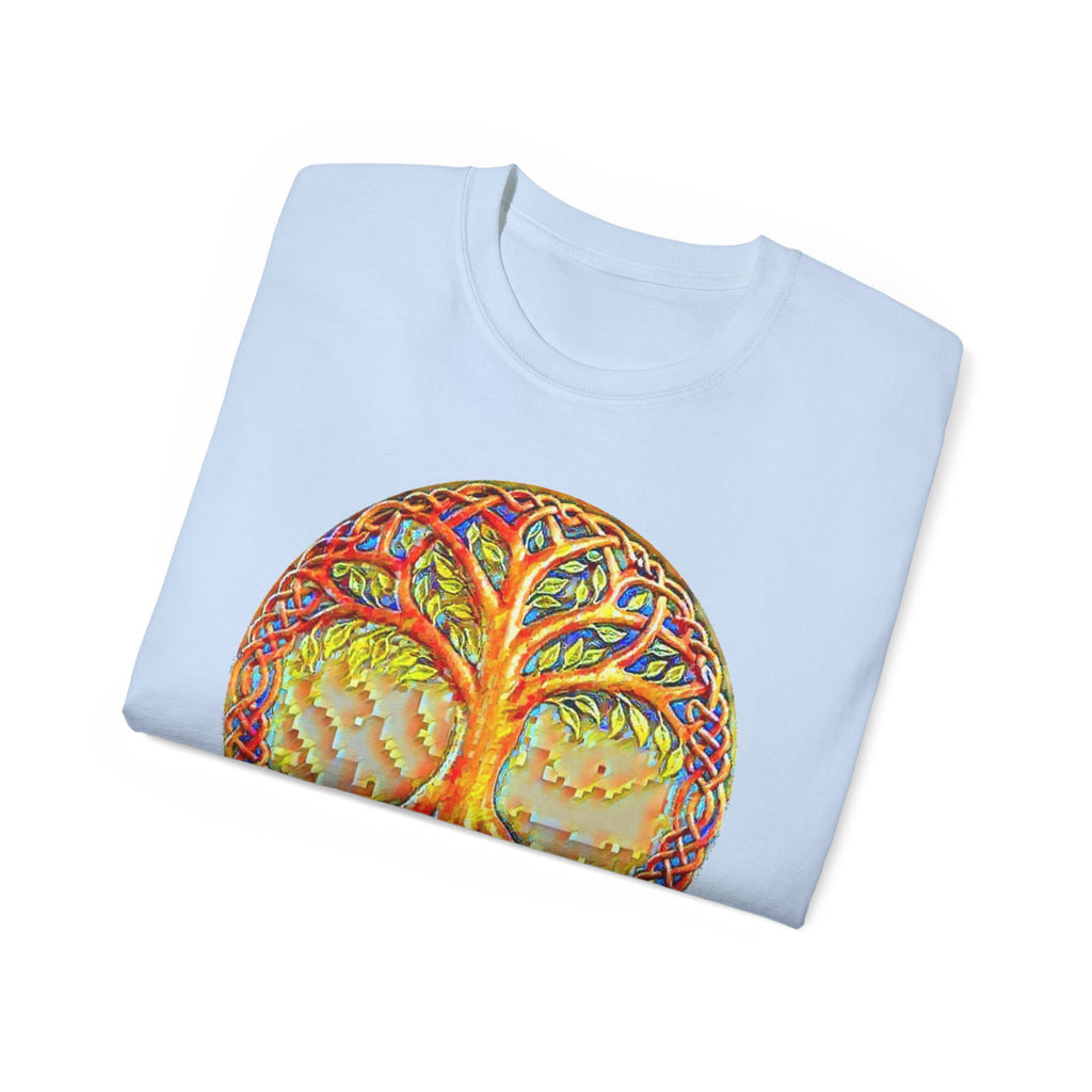 Yggdrasil – The Tree of Life Cotton Tee — Vibrant Spiritual Nature T-Shirt