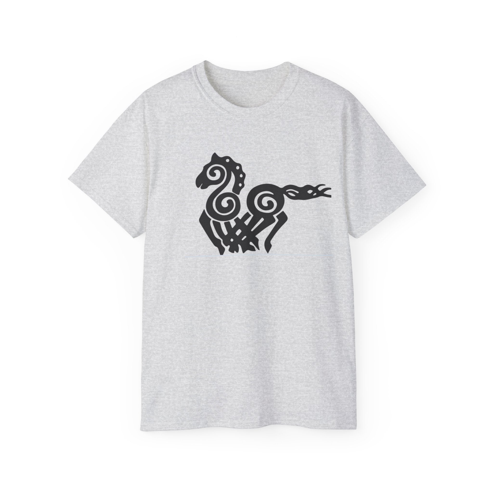 Sleipnir – Odin’s Eight-Legged Horse — Norse Mythic Stallion CottonT-Shirt