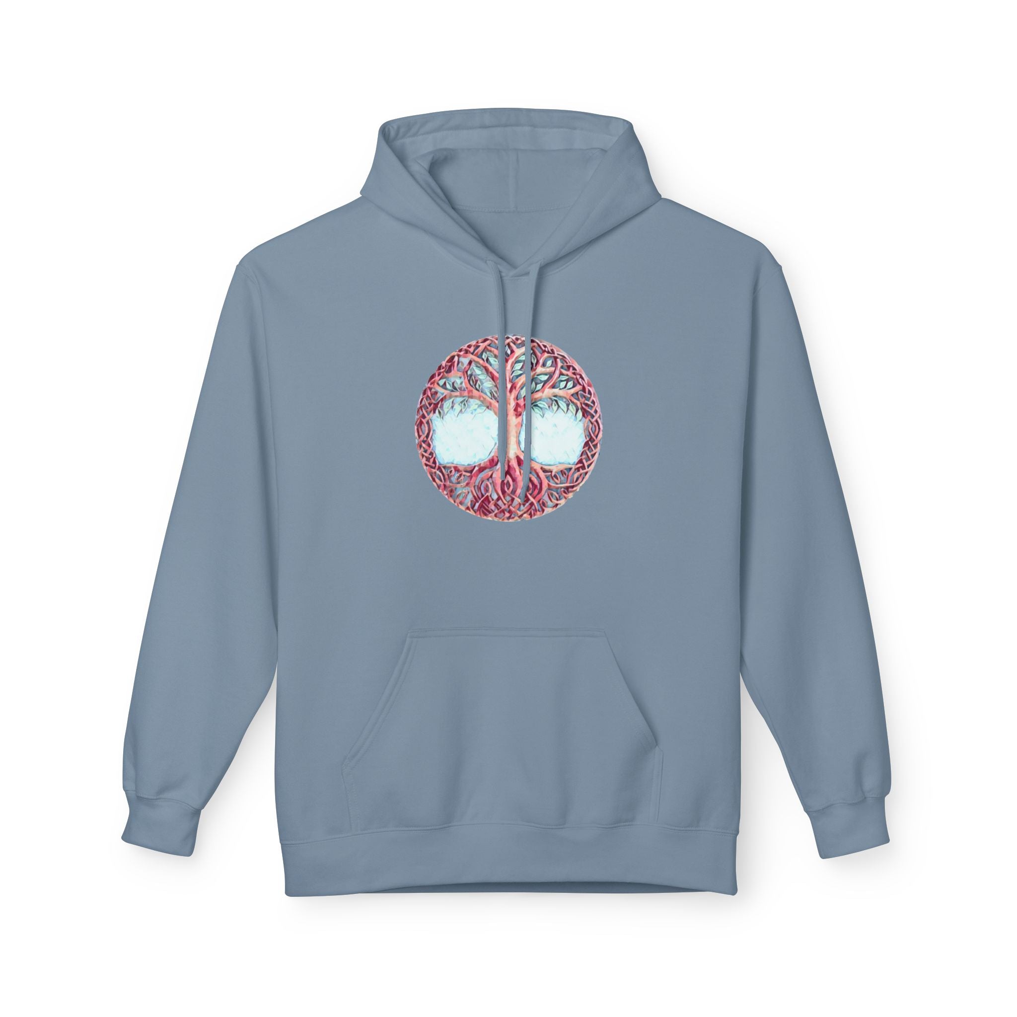 Yggdrasil, the Tree of Life-Cotton Hoodie — Botanical Nature Graphic