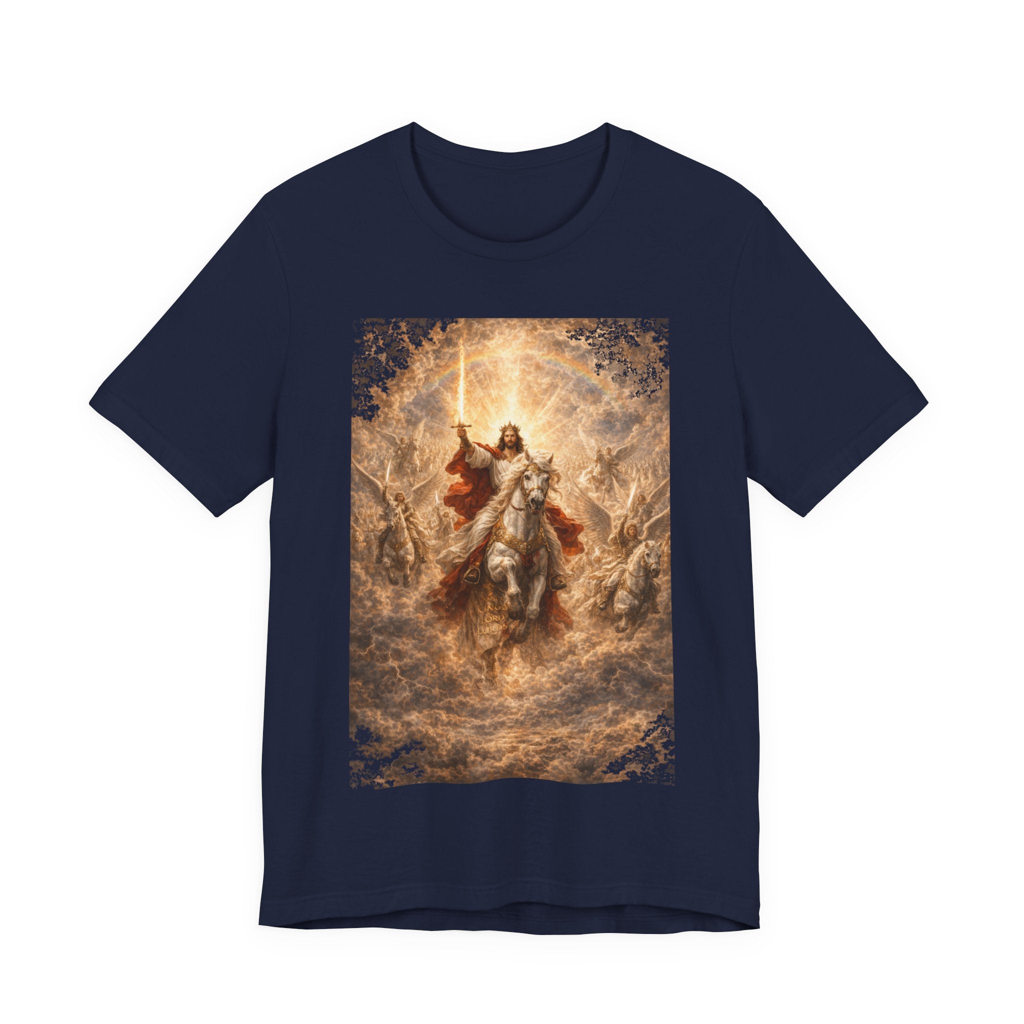 Revelation 19:11-21 Christian Jesus on White Horse T‑Shirt — Resurrection / Second Coming Graphic Tee Revelation