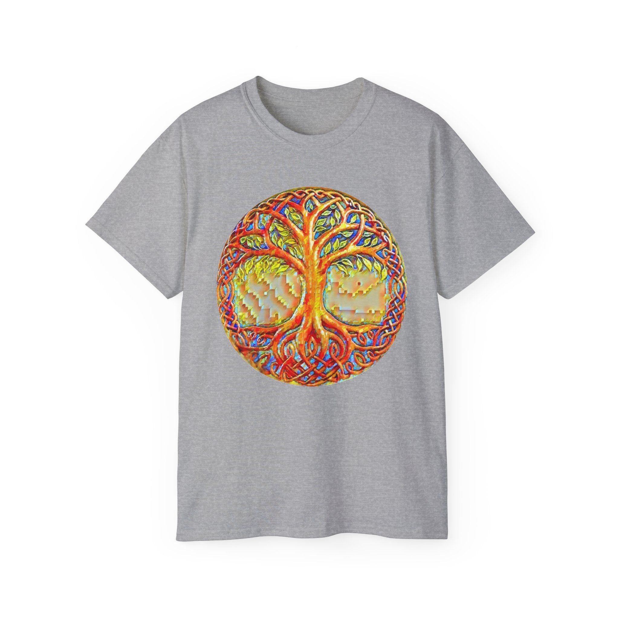 Yggdrasil – The Tree of Life Cotton Tee — Vibrant Spiritual Nature T-Shirt