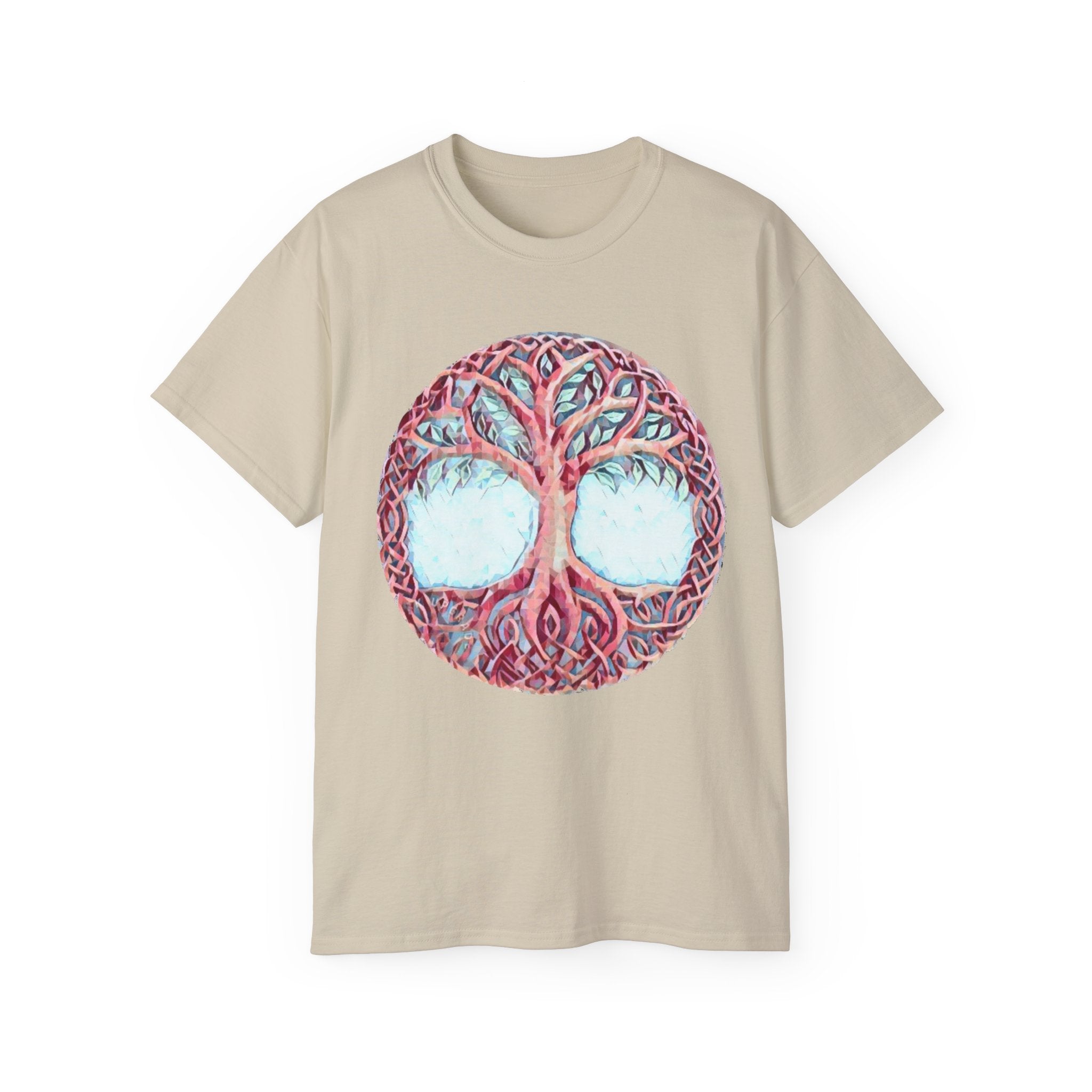 Yggdrasil – The Tree of Life Cotton T-Shirt — Celtic Roots Nature Graphic Tee