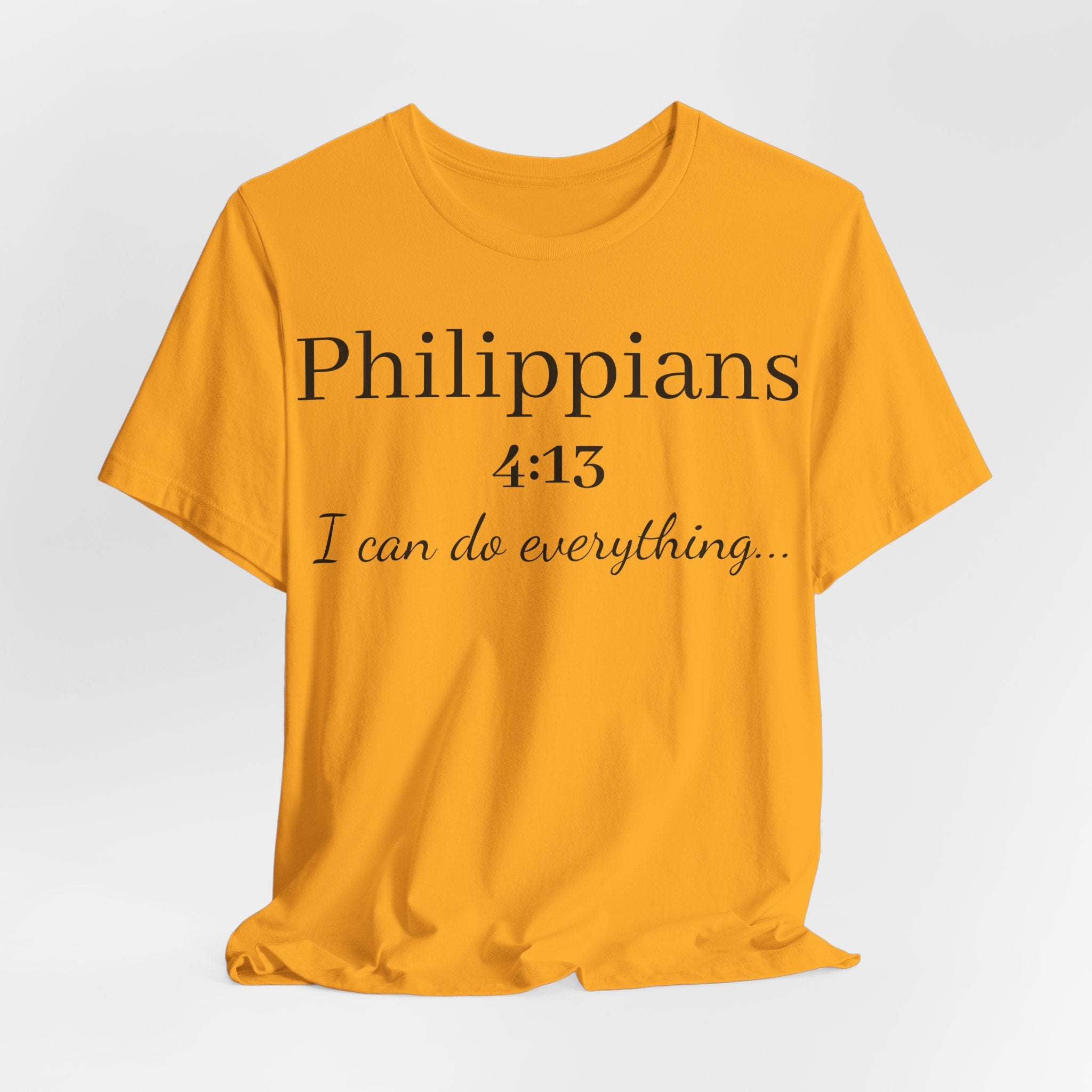 Philippians 4:13 Tee — "I Can Do Everything" Inspirational Christian T‑Shirt