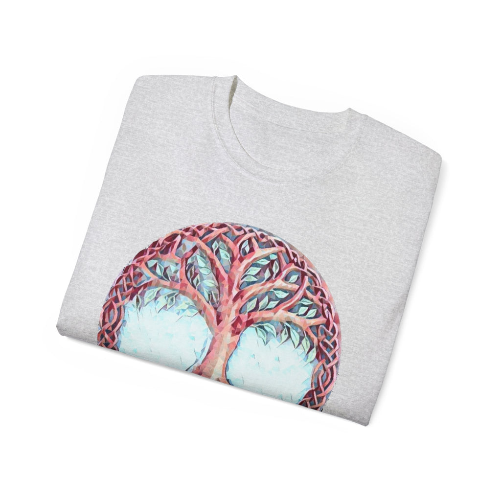 Yggdrasil – The Tree of Life Cotton T-Shirt — Celtic Roots Nature Graphic Tee