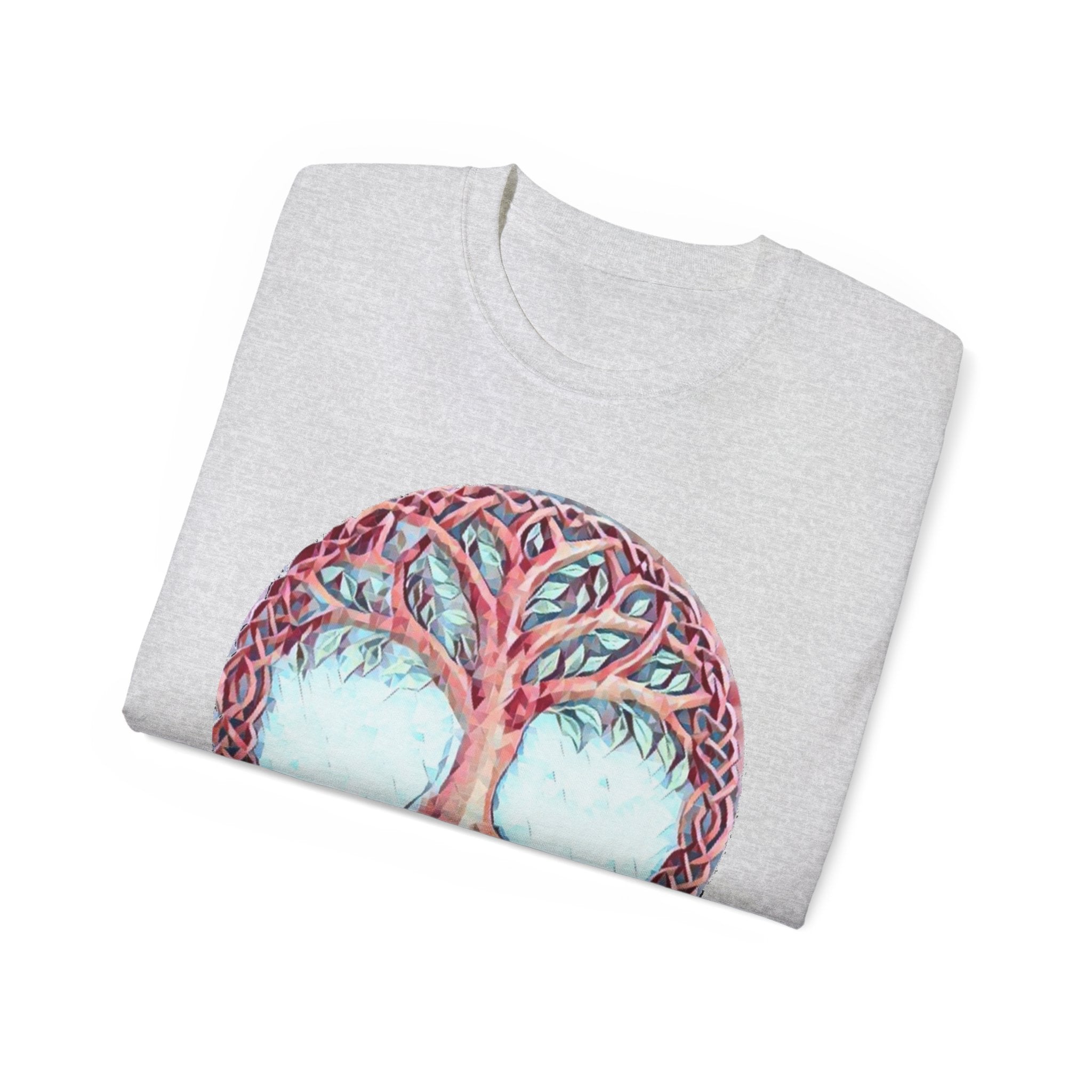 Yggdrasil – The Tree of Life Cotton T-Shirt — Celtic Roots Nature Graphic Tee