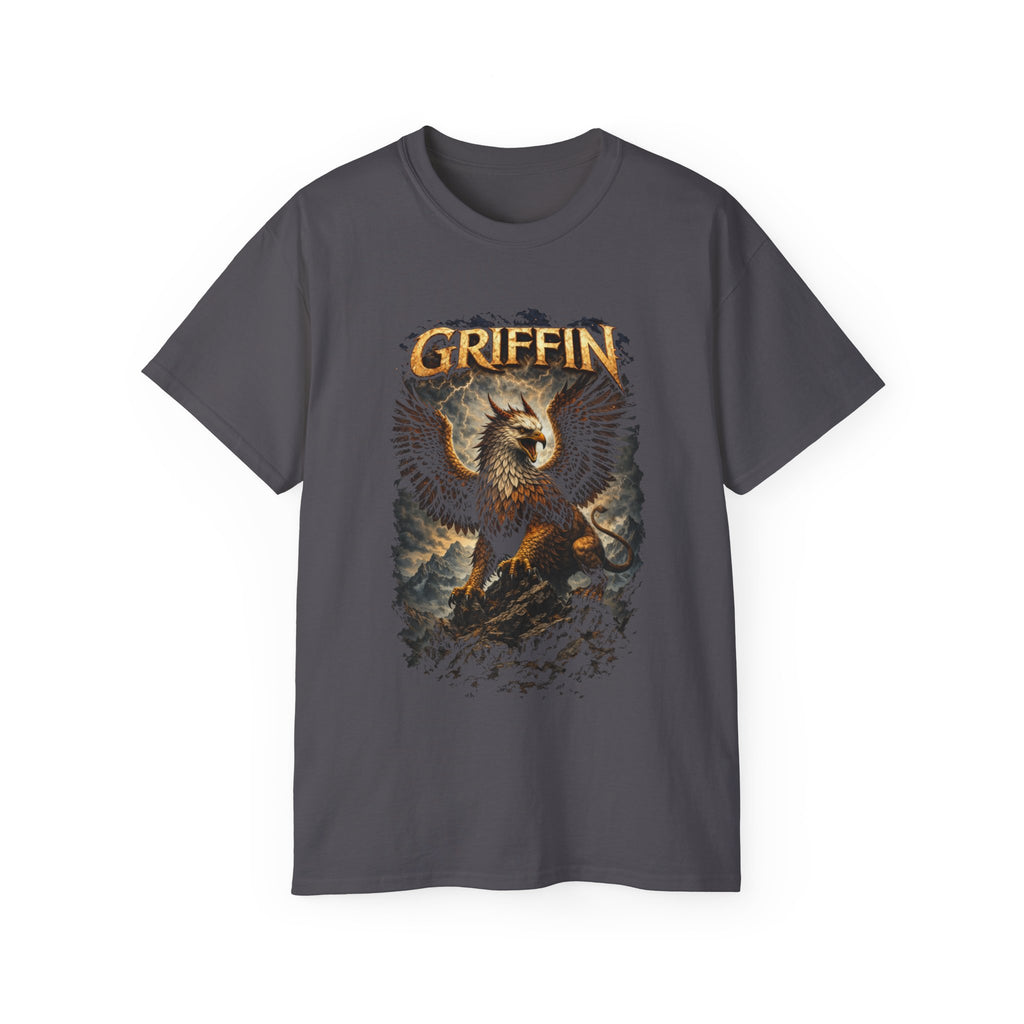 Griffin Vintage Graphic Cotton Tee — Mythical Creature T-Shirt