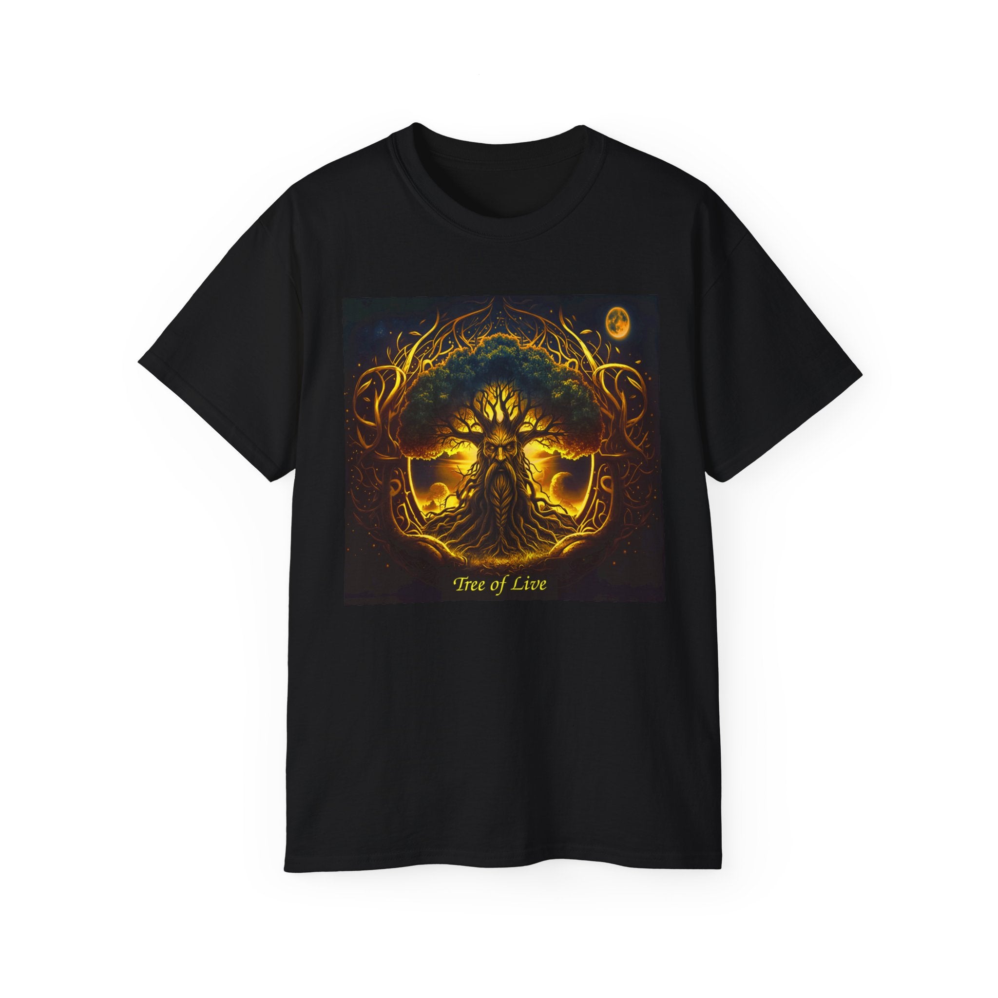 Tree of Life Graphic Cotton Tee — Mystic Nature Shirt