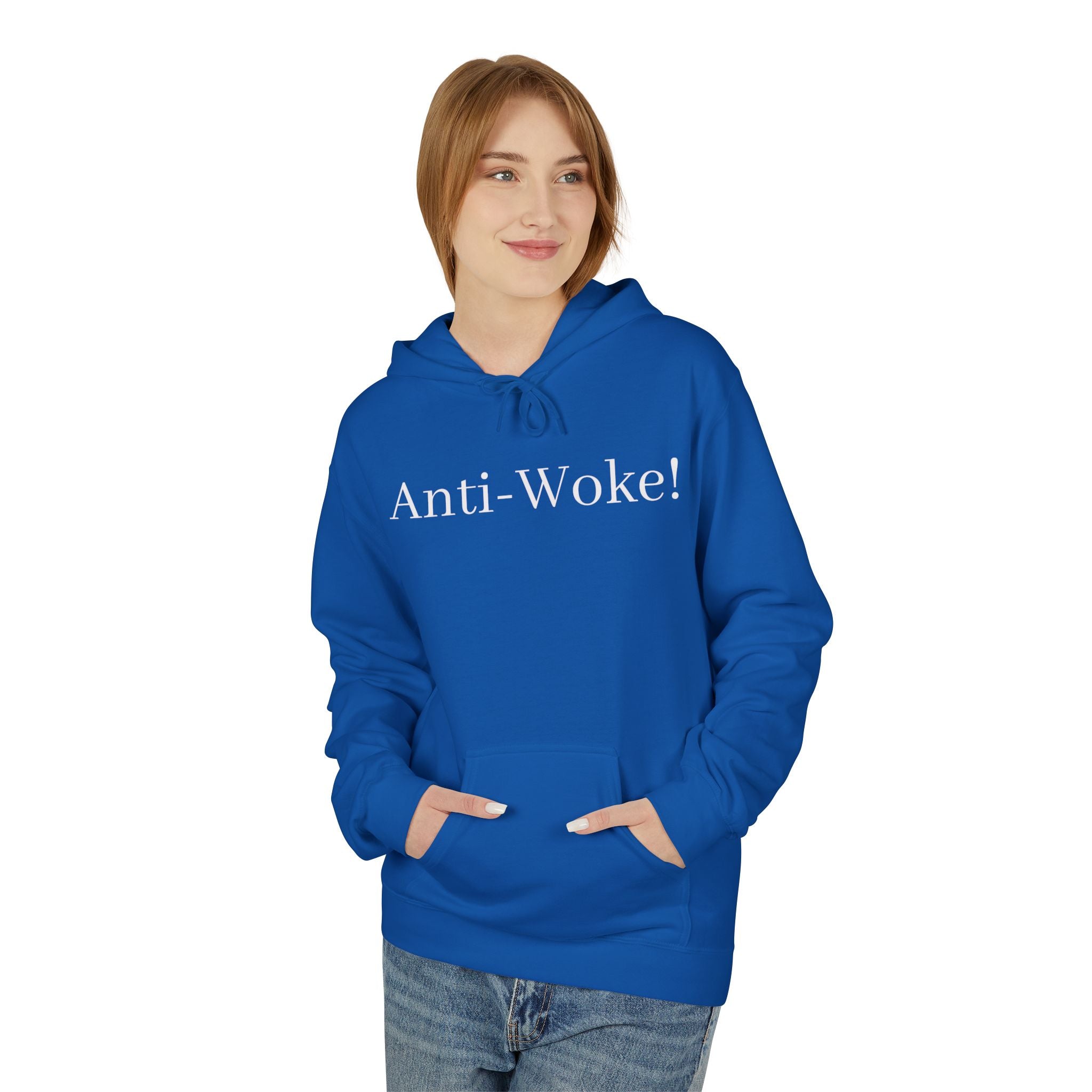 Anti-Woke Softstyle Fleece Hoodie
