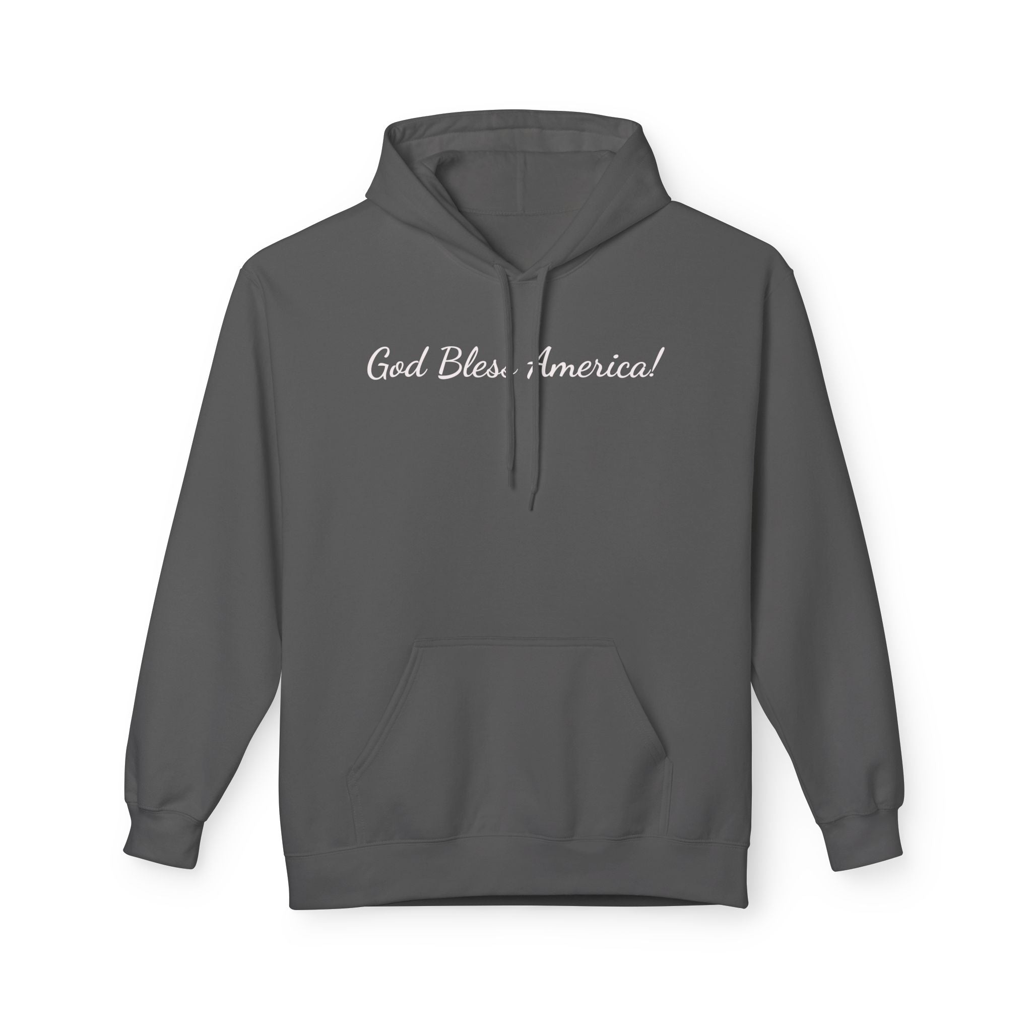 — "God Bless America" Script Patriotic Pullover