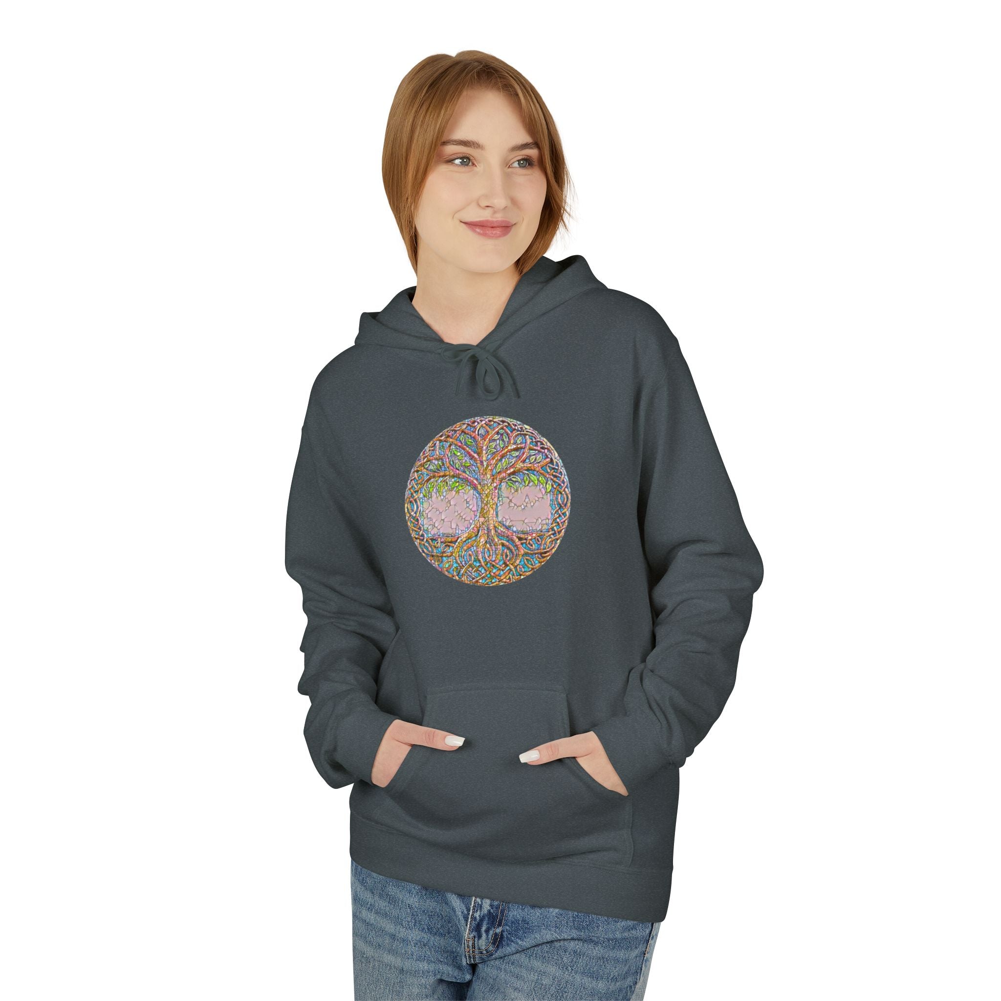 Yggdrasil, the Tree of Life-Cotton Hoodie