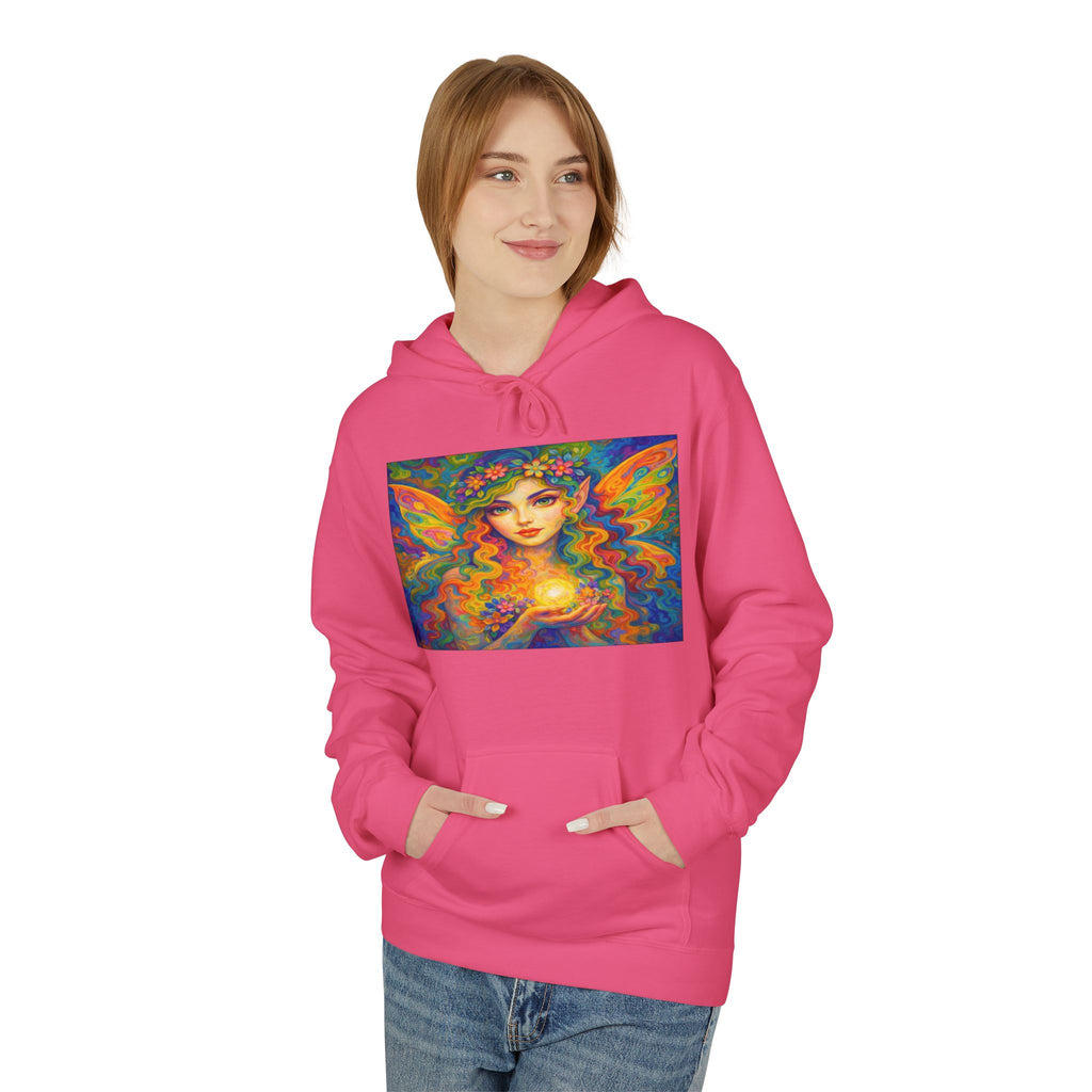 Psychedelic Butterfly fairy cotton Hoodie - Vibrant Tie-Dye Art Pullover