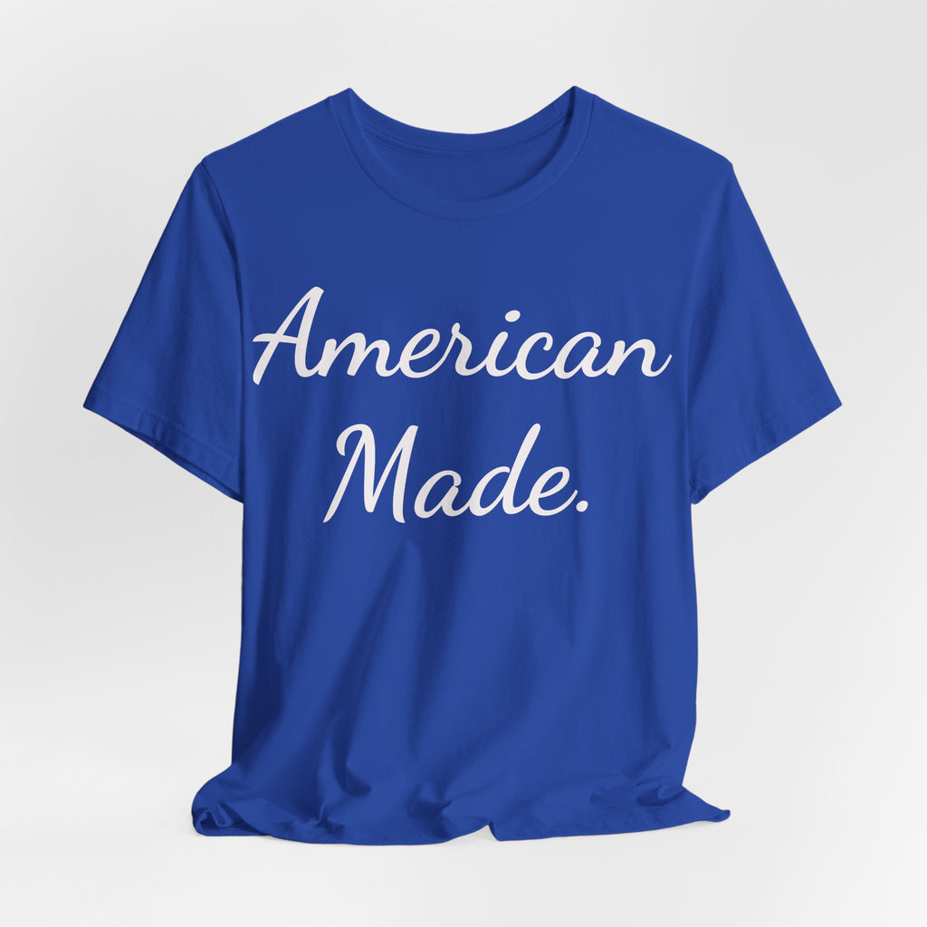 American Made T-Shirt — Patriotic Script Tee