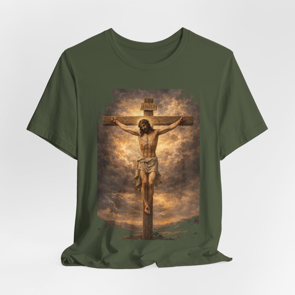 Crucifixion Jesus T‑Shirt — Religious Christian Graphic Tee for Easter & Faith