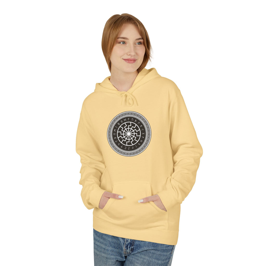 A Symbol of Luck in Norse Culture-Hoodie — Geometric Spiritual Graphic