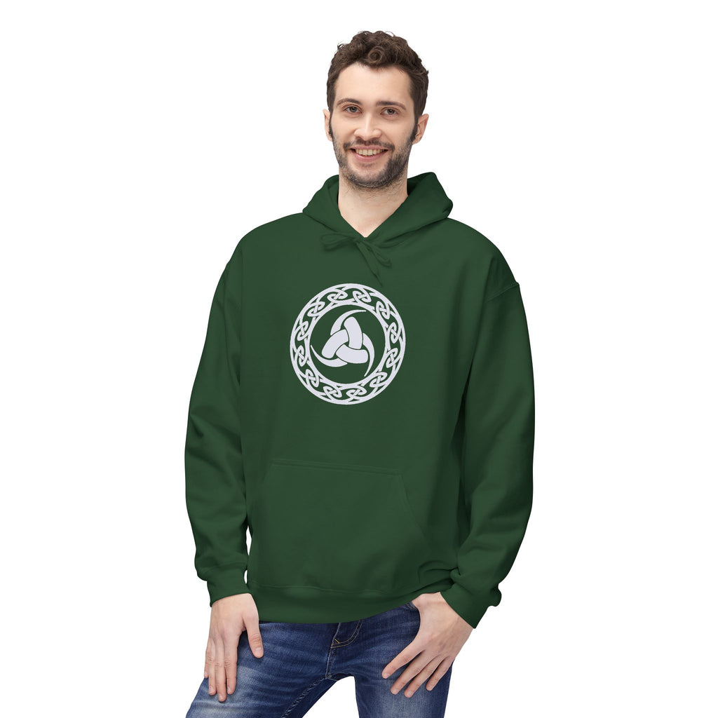 Viking Celtic Knot Hoodie –The Triple Horn of Odin – The Horn Triskelion