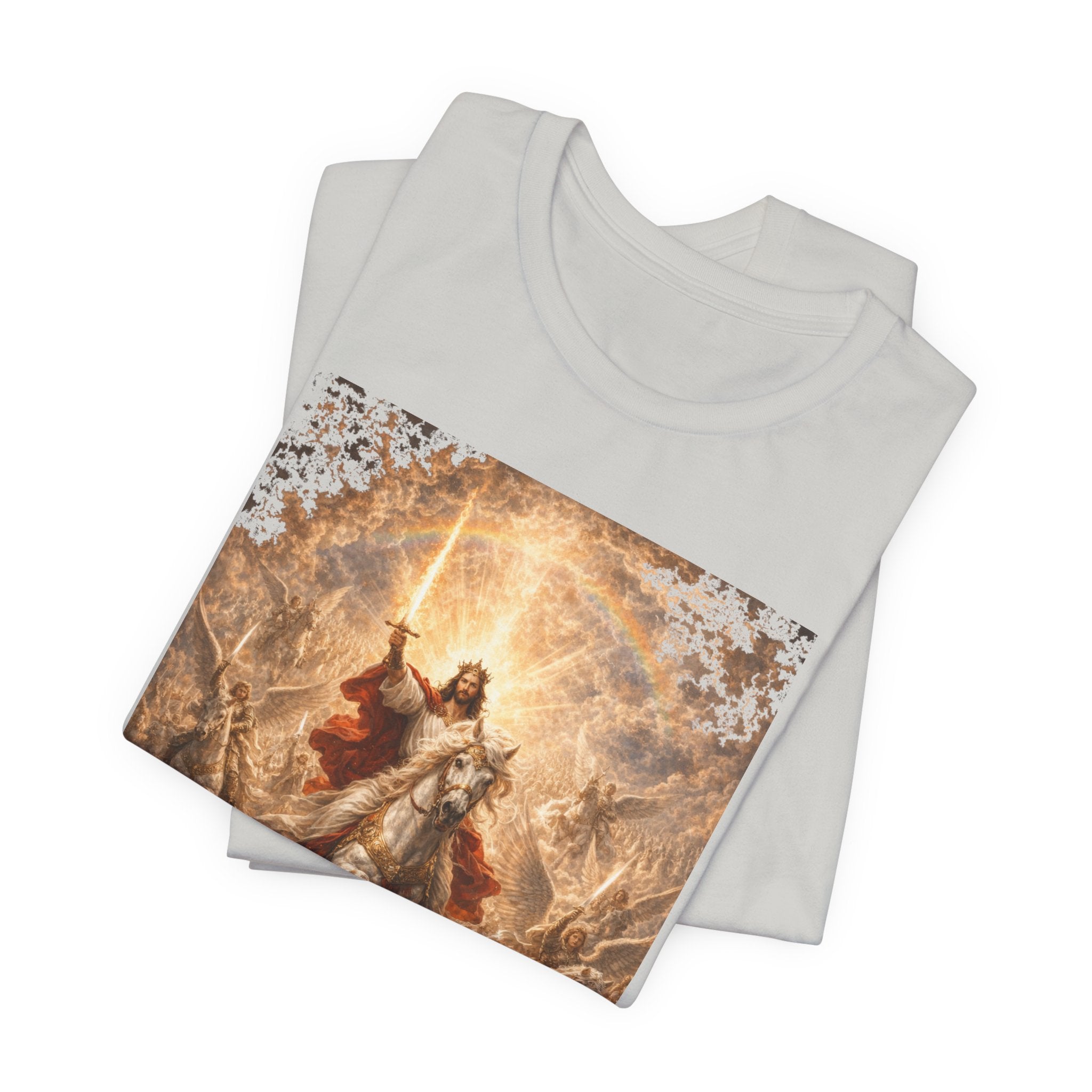 Revelation 19:11-21 Christian Jesus on White Horse T‑Shirt — Resurrection / Second Coming Graphic Tee Revelation