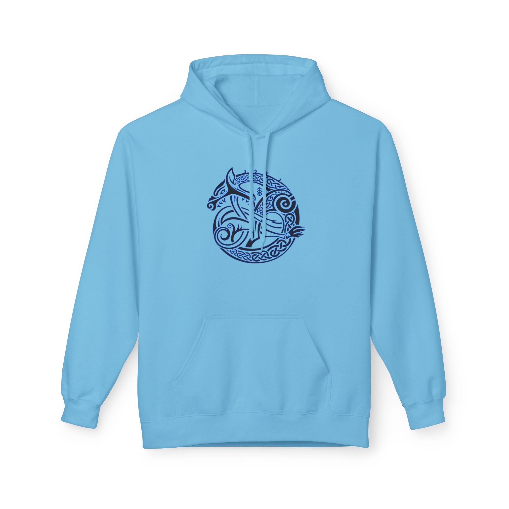 Celtic Wolf Circle Hoodie —The Wolf – A Symbol of Power, Destruction, and Loyalty