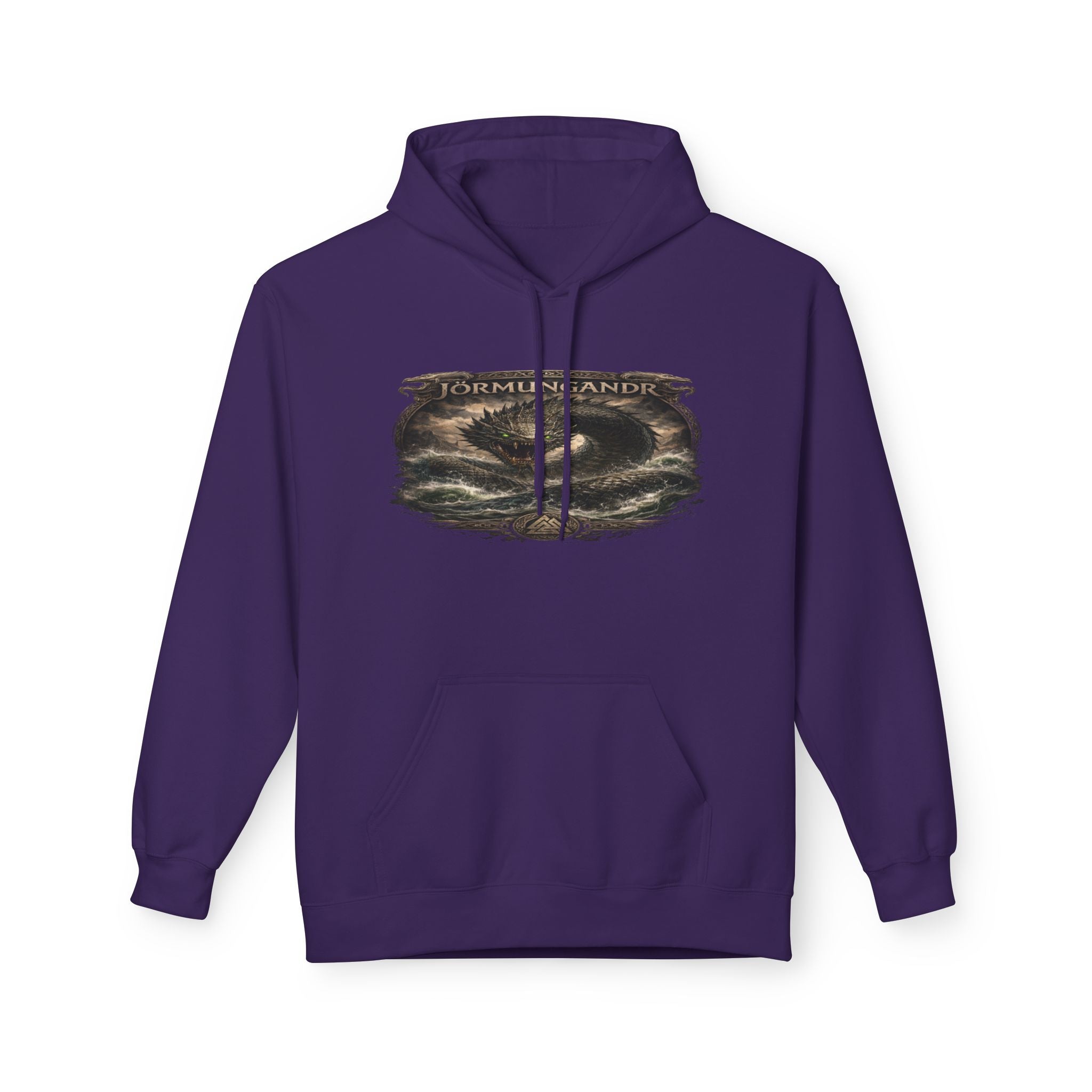 Jörmungandr is the Midgard serpent Viking Hoodie —