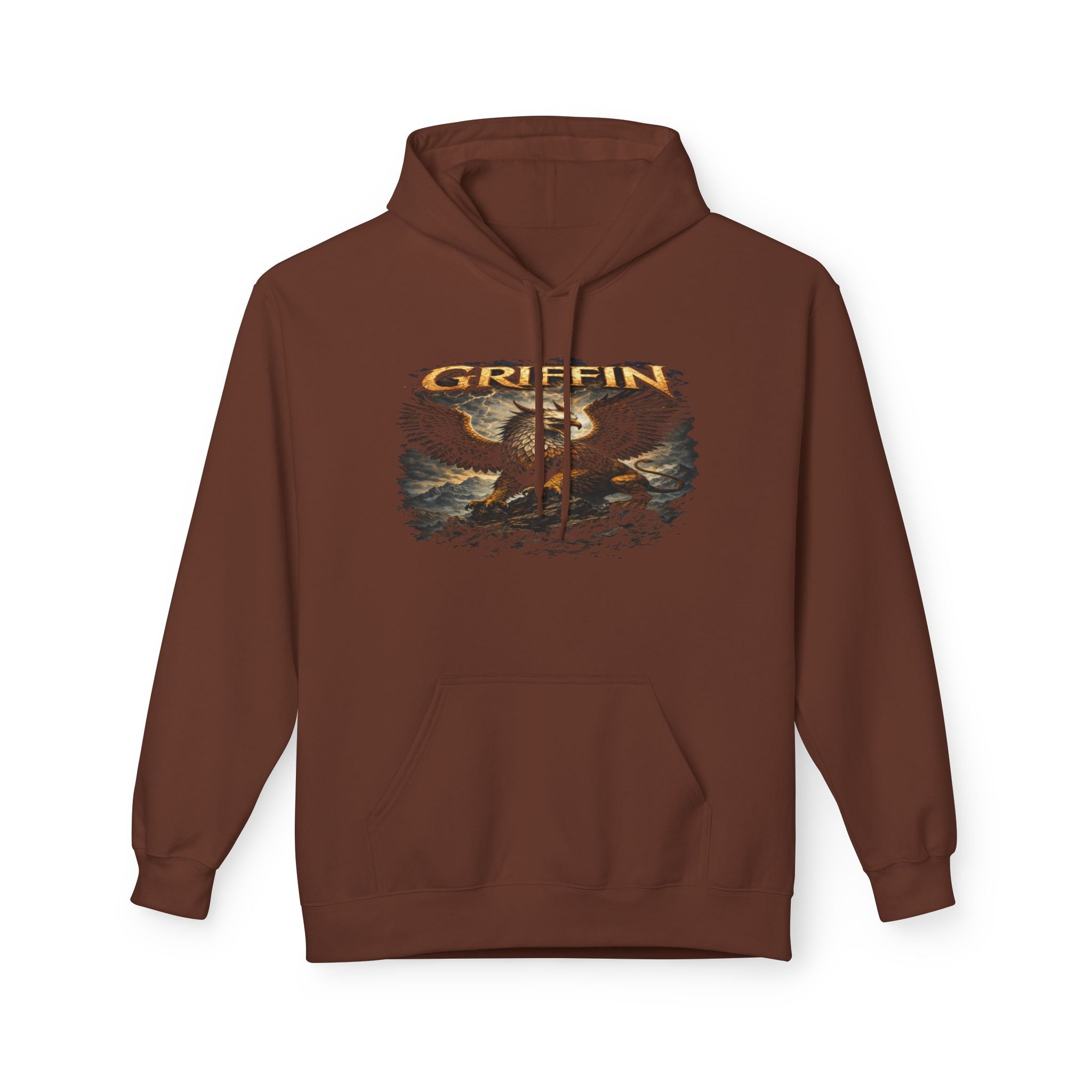 Griffin Graphic Hoodie - Mythical Eagle Design
