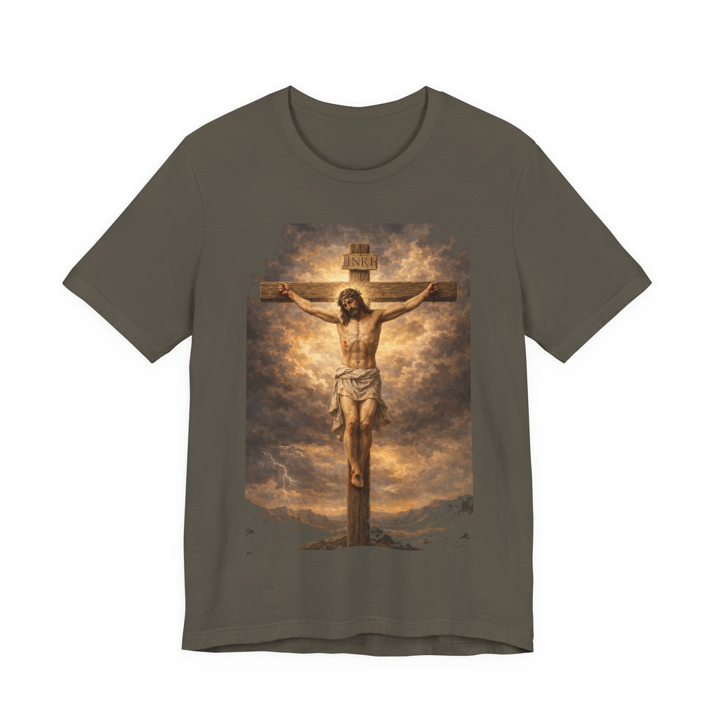 Crucifixion Jesus T‑Shirt — Religious Christian Graphic Tee for Easter & Faith