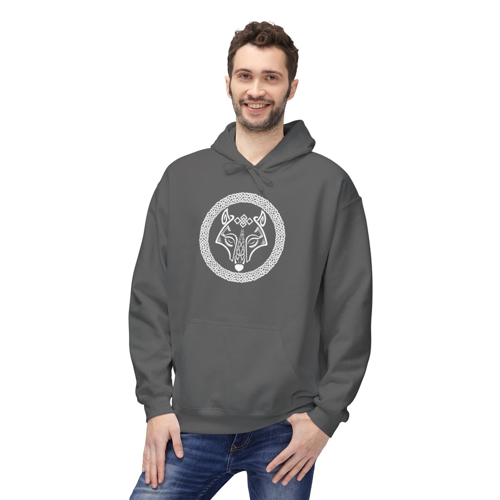 Wolf Knot Celtic Hoodie — Norse Viking Tribal -The Wolf – A Symbol of Power, Destruction, and Loyalty