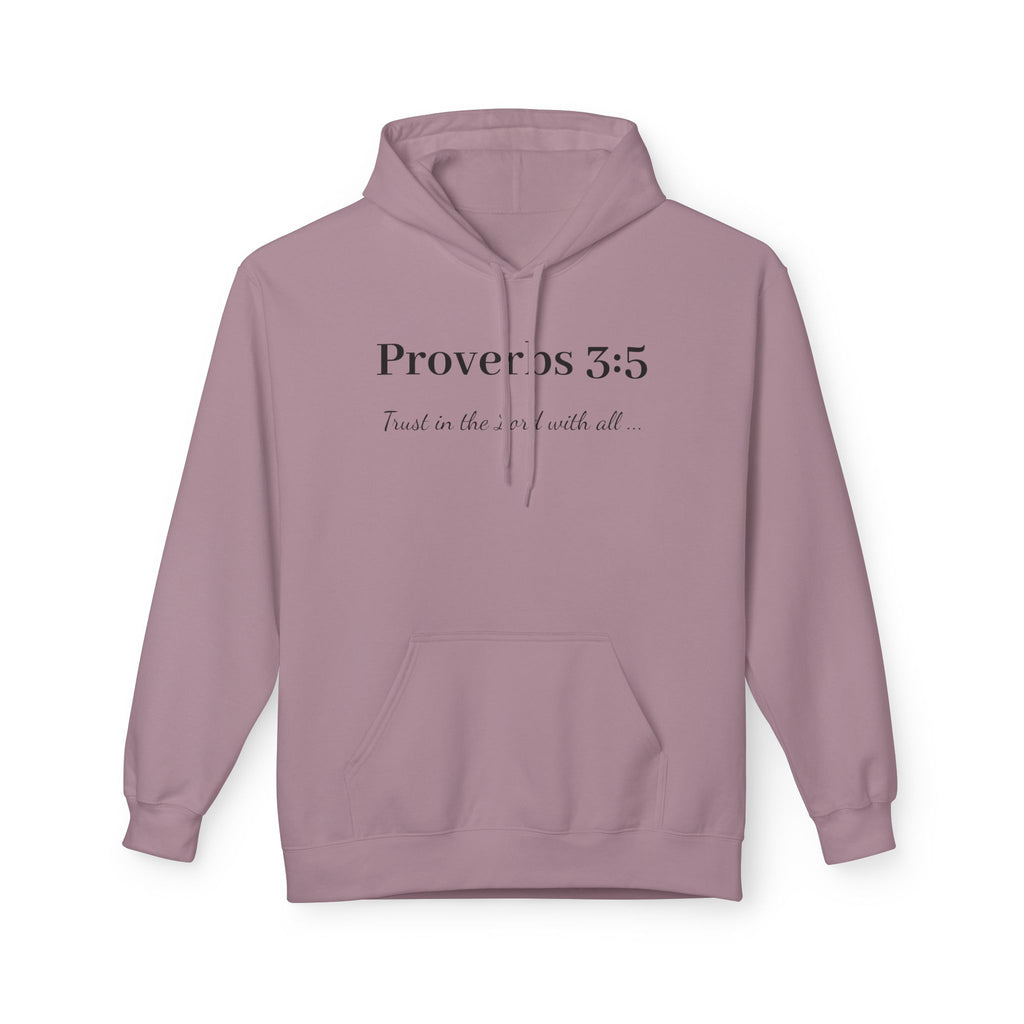 Proverbs 3:5 Faith Hoodie — Trust in the Lord Scripture Hoodie