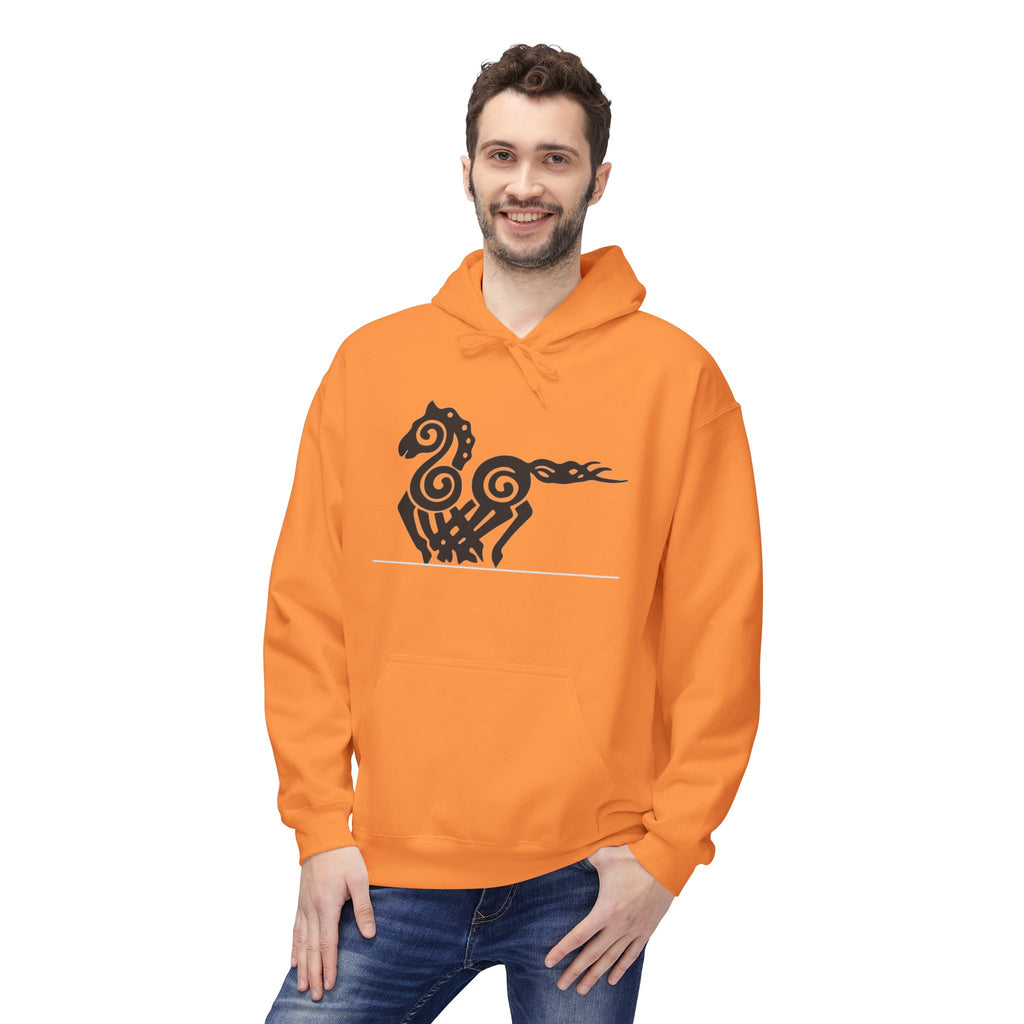 Viking Tribal Hoodie - Nordic Norse Myth Design