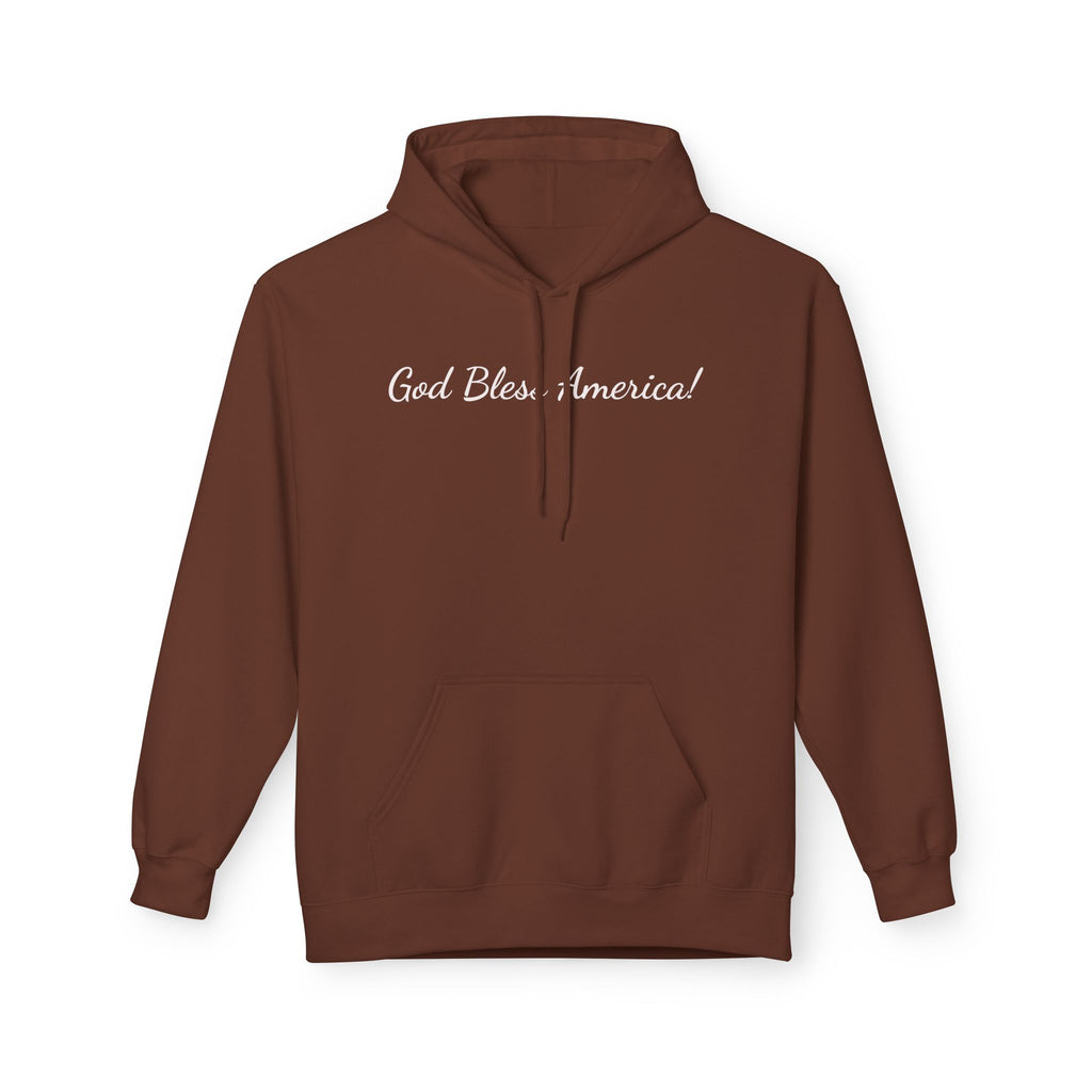 — "God Bless America" Script Patriotic Pullover