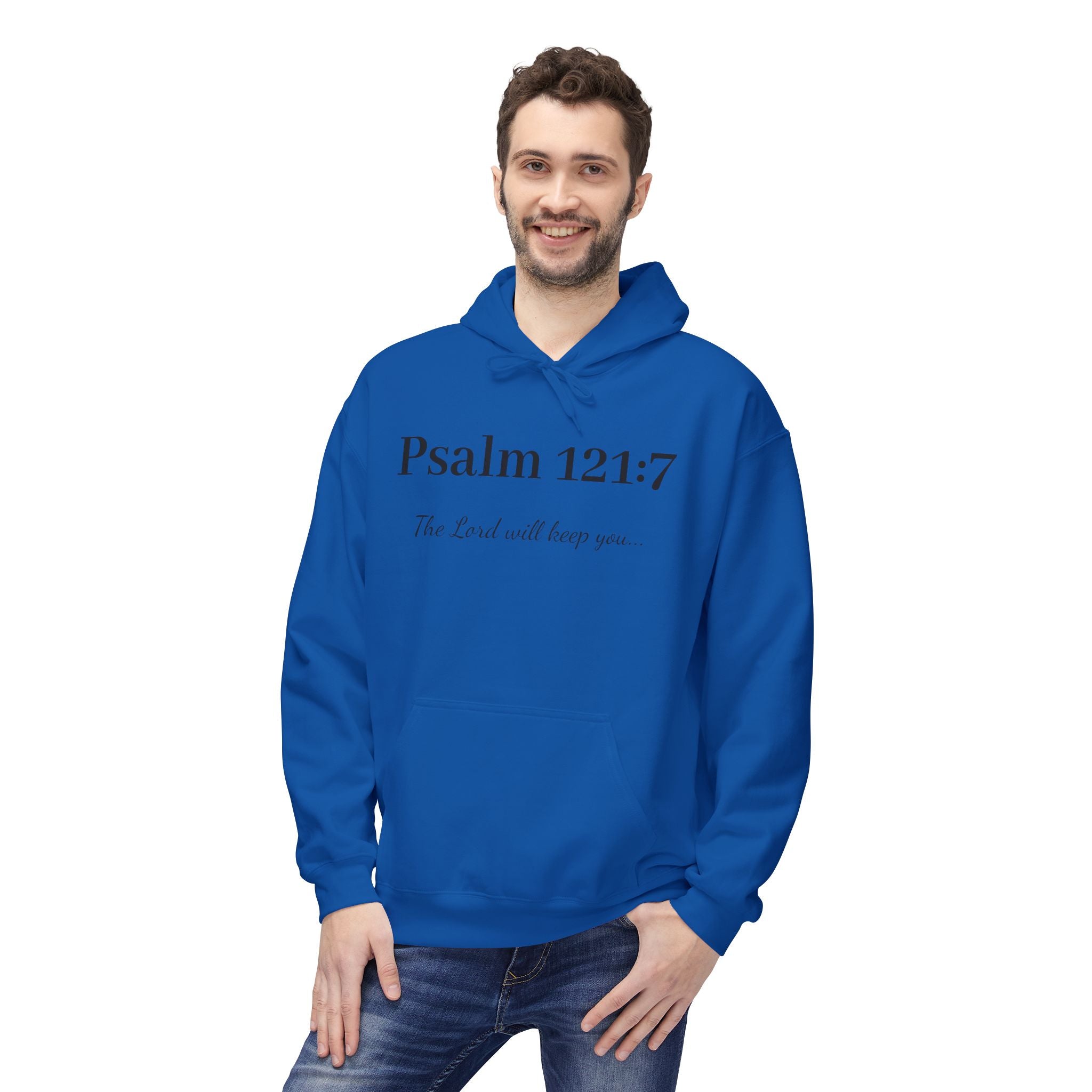 Psalm 121:7 Hoodie — 'The Lord Will Keep You' Inspirational Christian Sweatshirt