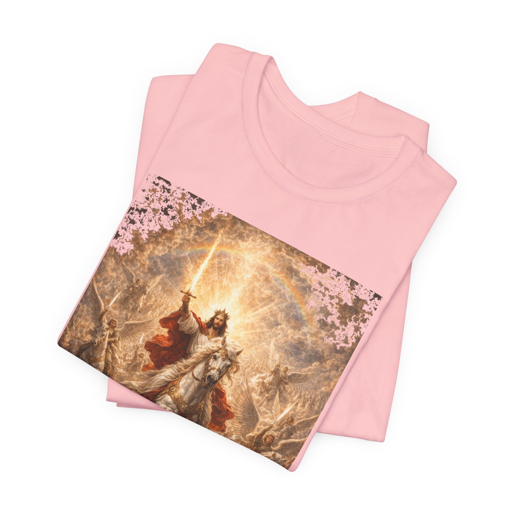 Revelation 19:11-21 Christian Jesus on White Horse T‑Shirt — Resurrection / Second Coming Graphic Tee Revelation