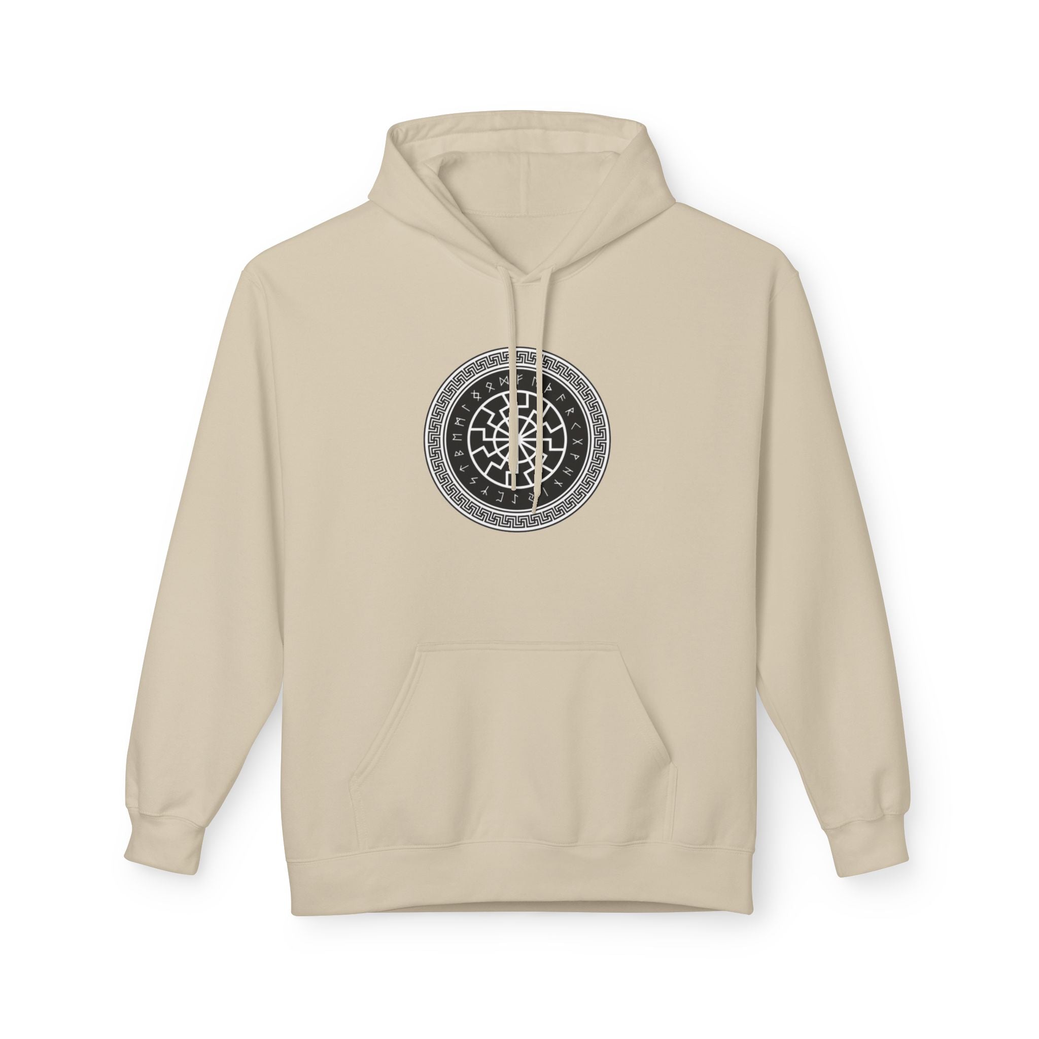 A Symbol of Luck in Norse Culture-Hoodie — Geometric Spiritual Graphic