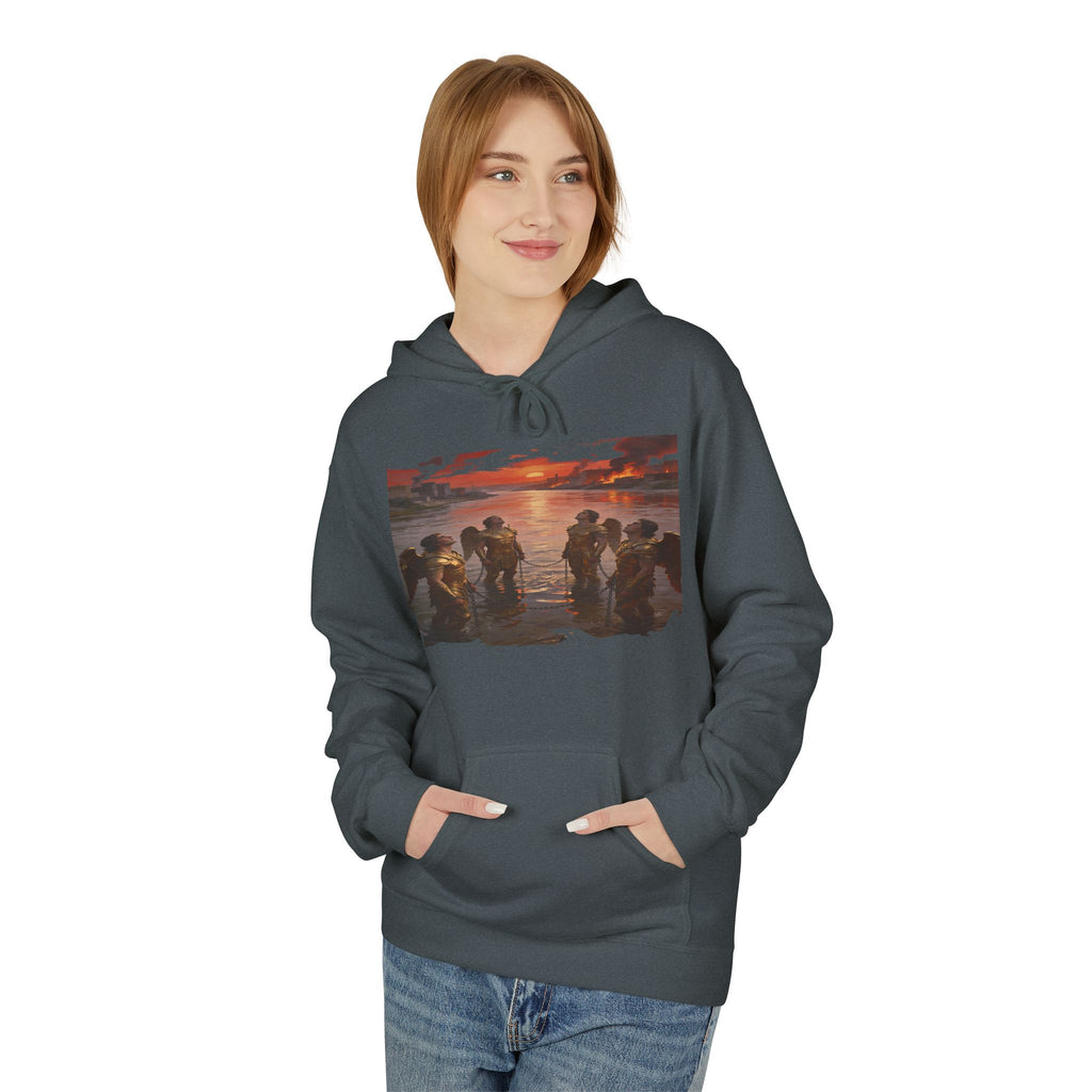 Revelation 9 reveals four fallen angels bound in the Euphrates River- Hoodie — Graphic
