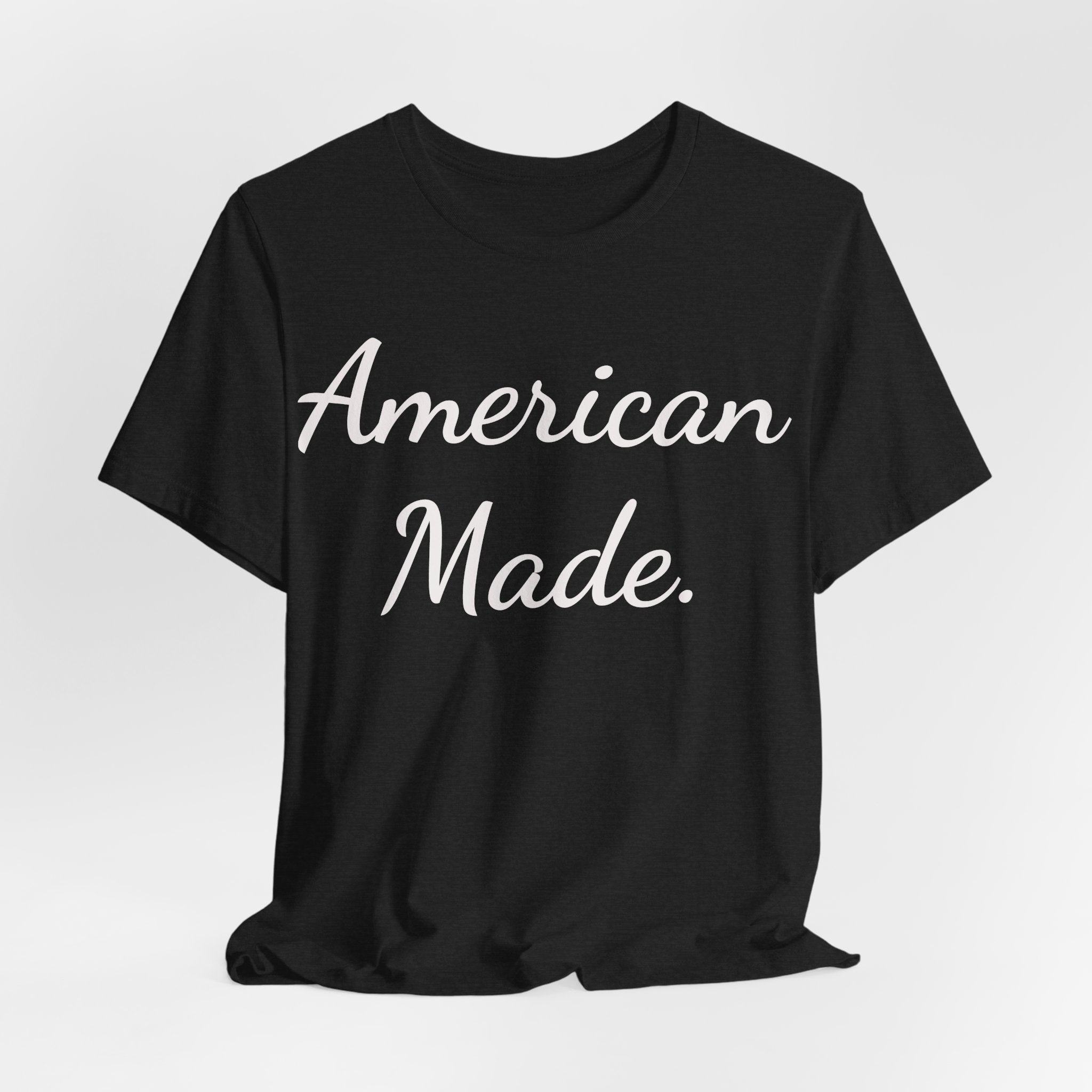 American Made T-Shirt — Patriotic Script Tee