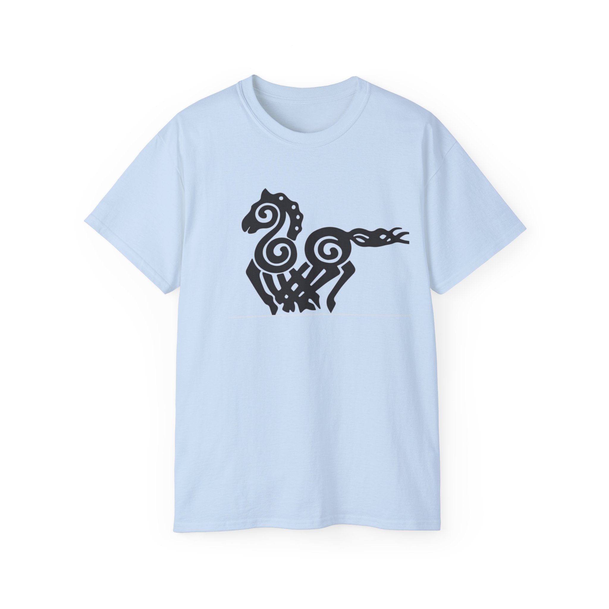 Sleipnir – Odin’s Eight-Legged Horse — Norse Mythic Stallion CottonT-Shirt