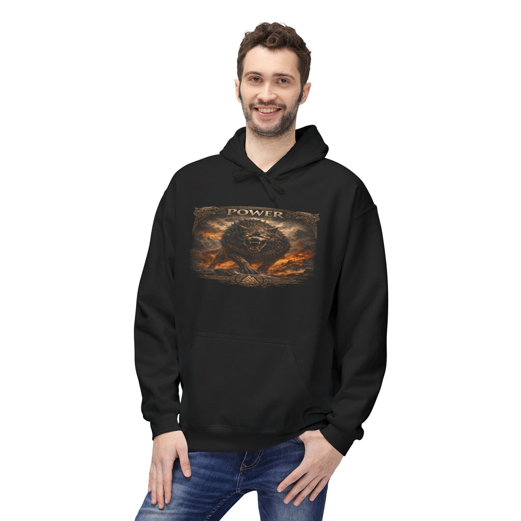 Fenrir is undoubtedly the strongest and most powerful wolf of all -Hoodie – Adventure Outdoors Pullover