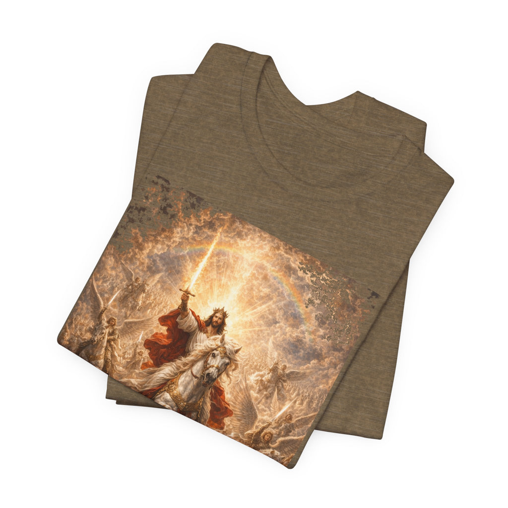 Revelation 19:11-21 Christian Jesus on White Horse T‑Shirt — Resurrection / Second Coming Graphic Tee Revelation