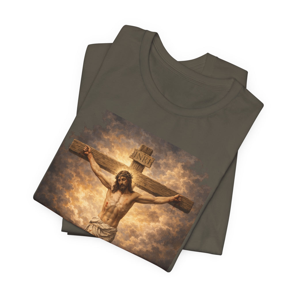 Crucifixion Jesus T‑Shirt — Religious Christian Graphic Tee for Easter & Faith