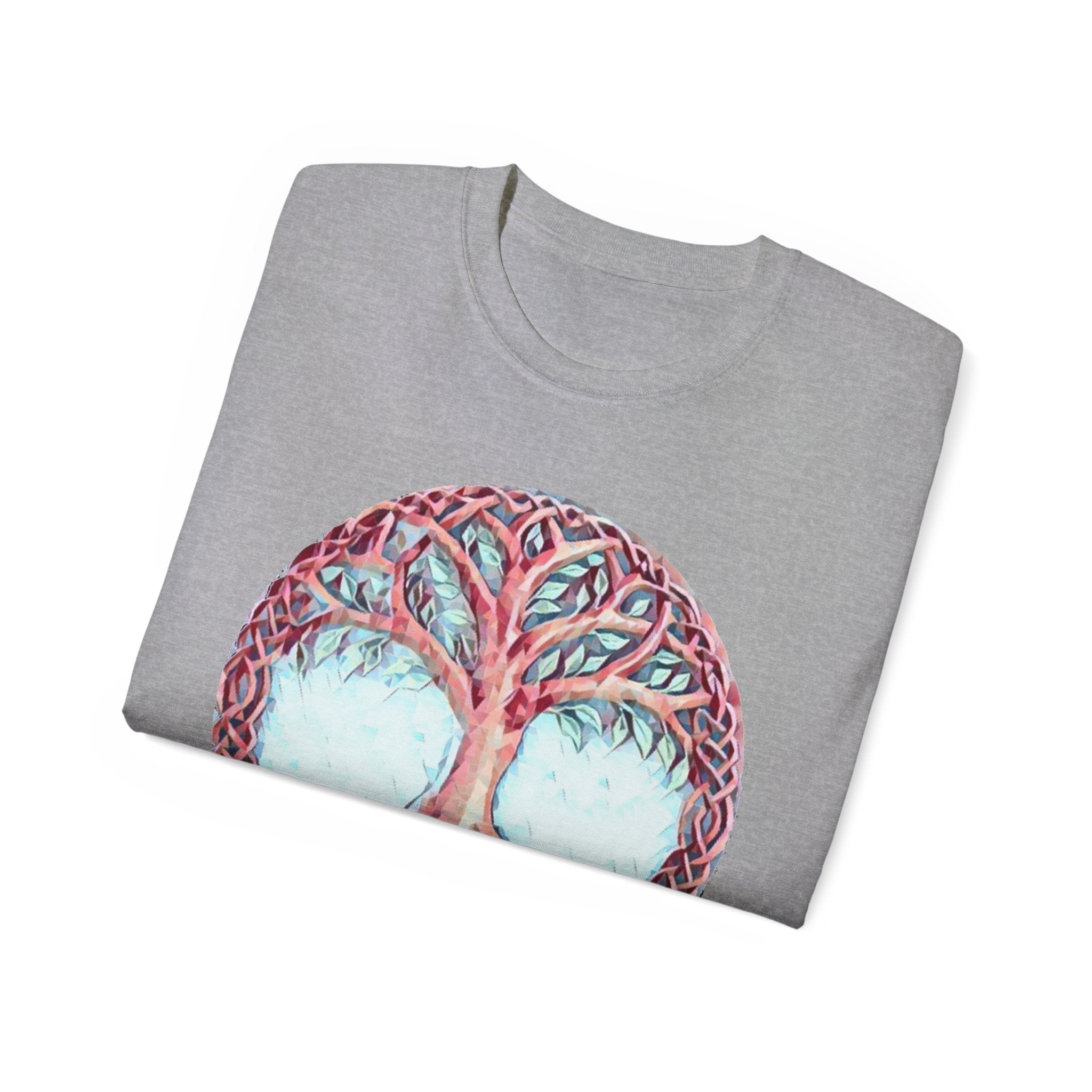 Yggdrasil – The Tree of Life Cotton T-Shirt — Celtic Roots Nature Graphic Tee