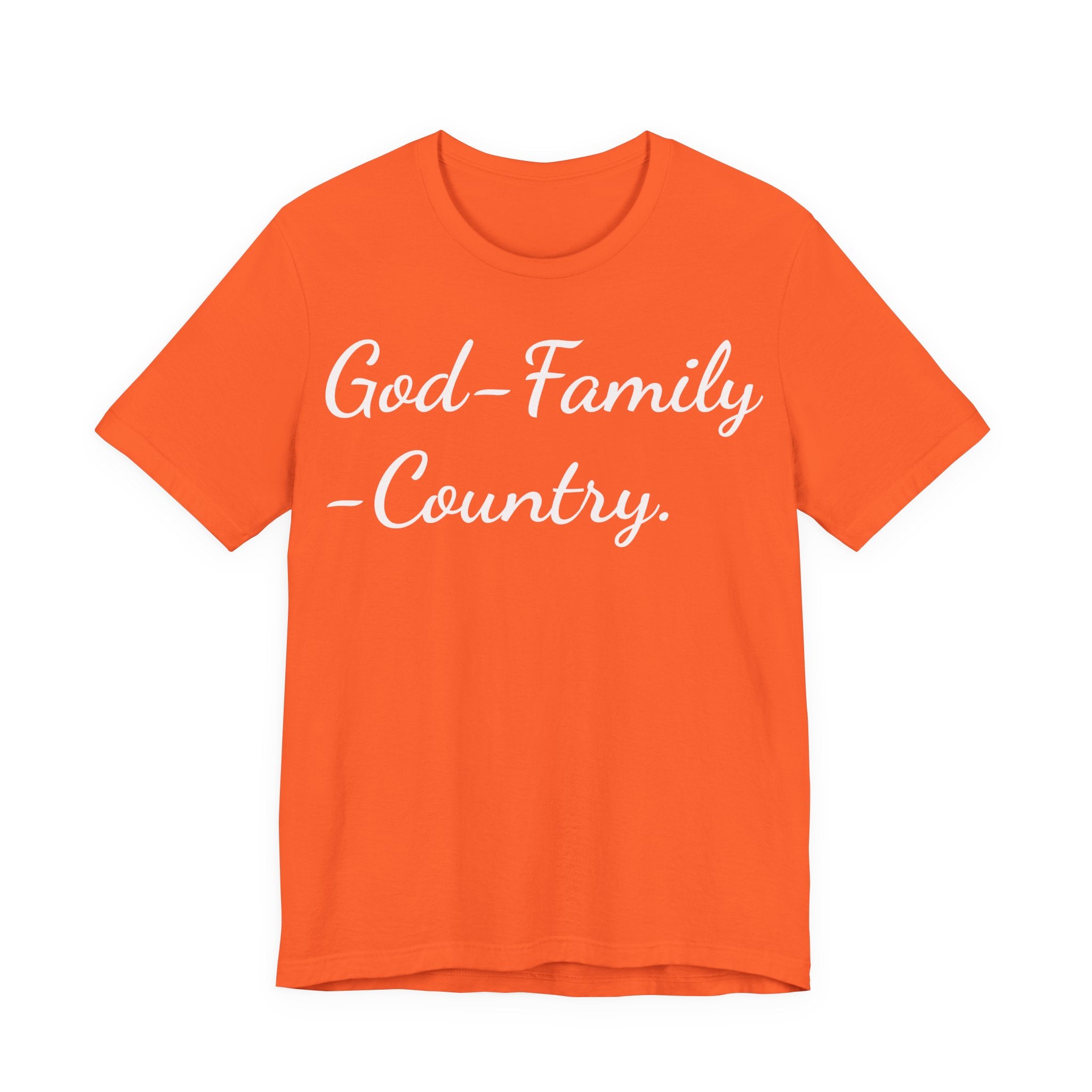 God • Family • Country T-Shirt — Patriotic Faith & Family Tee