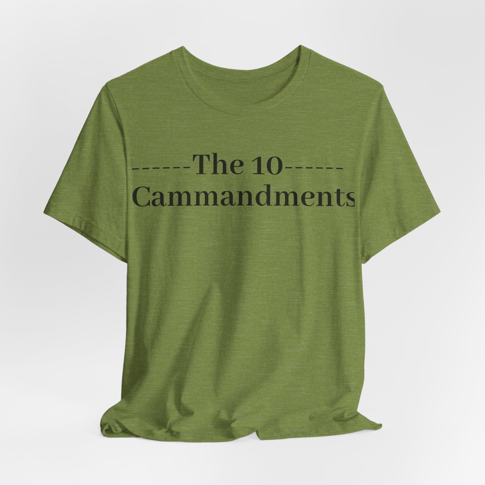 The 10 Commandment- Short Sleeve Tee