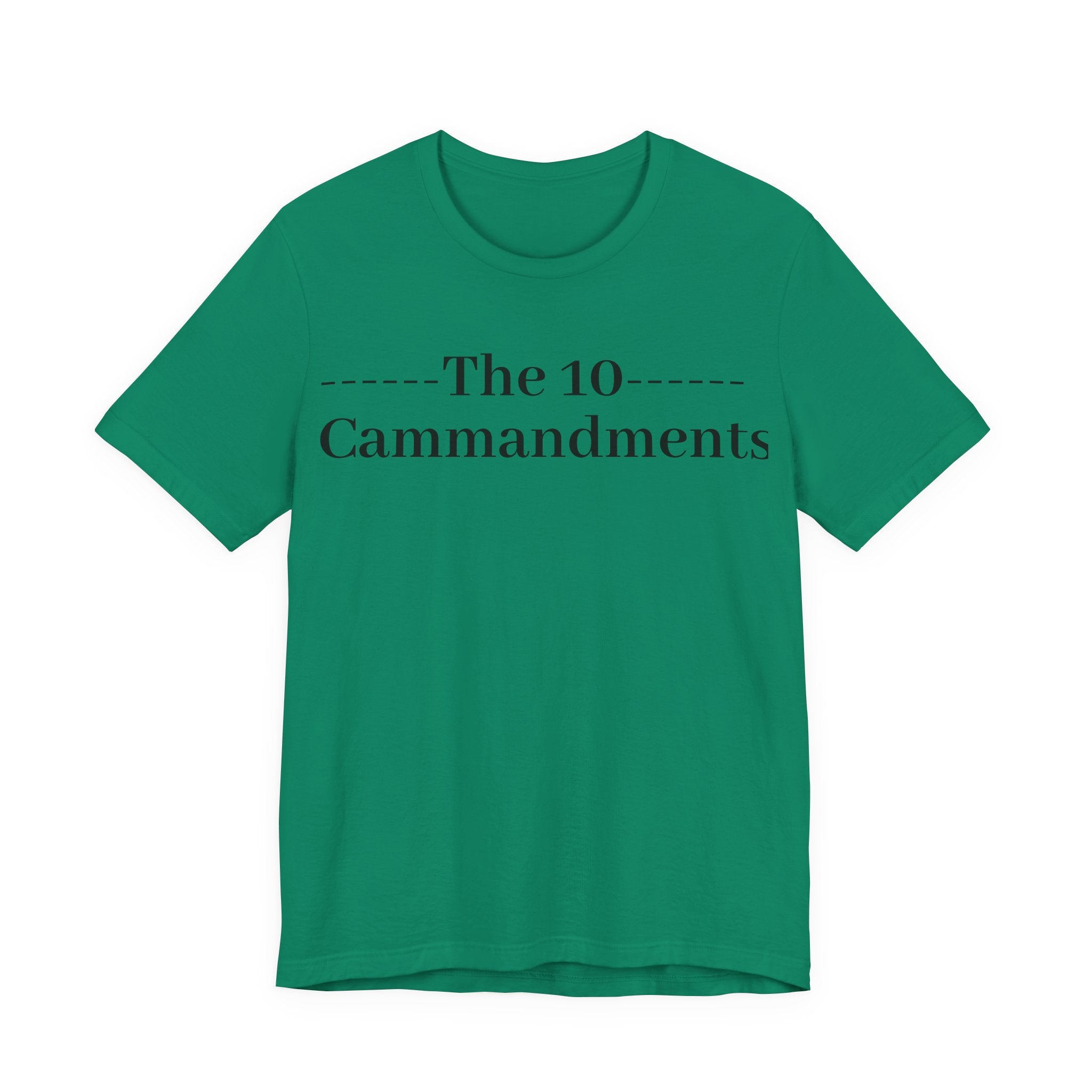 The 10 Commandment- Short Sleeve Tee