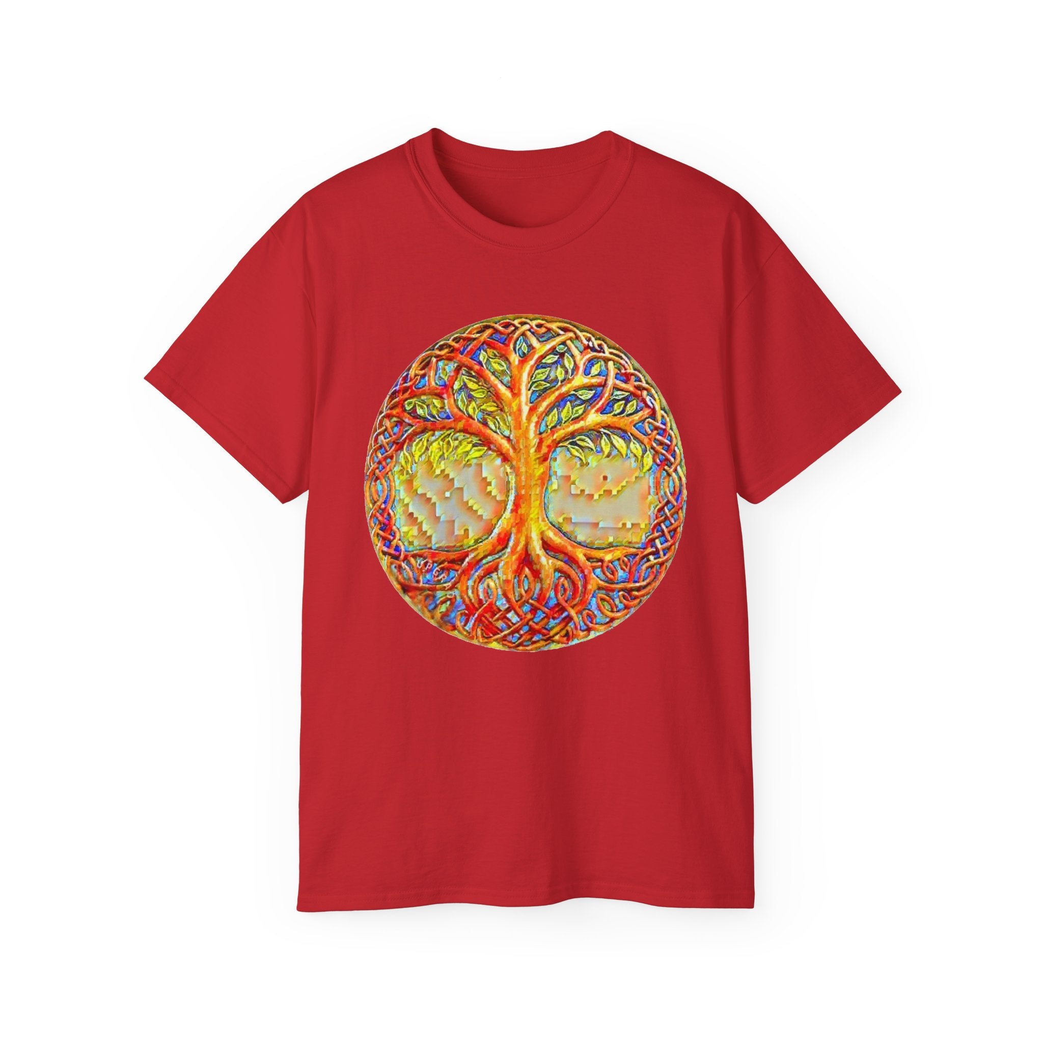 Yggdrasil – The Tree of Life Cotton Tee — Vibrant Spiritual Nature T-Shirt